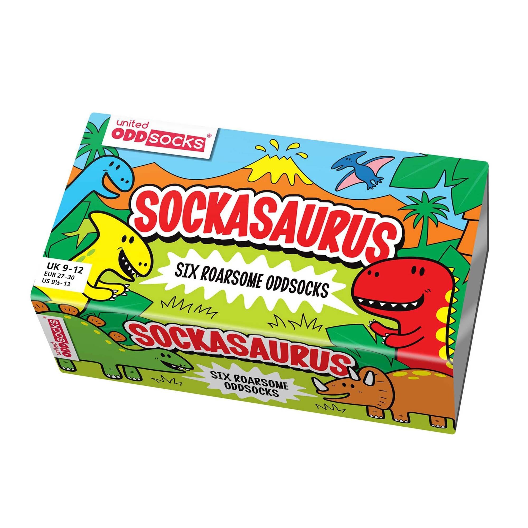 Sockasaurus United 6 Kinder Socken, Socken - individuelle Oddsocks Freizeitsocken