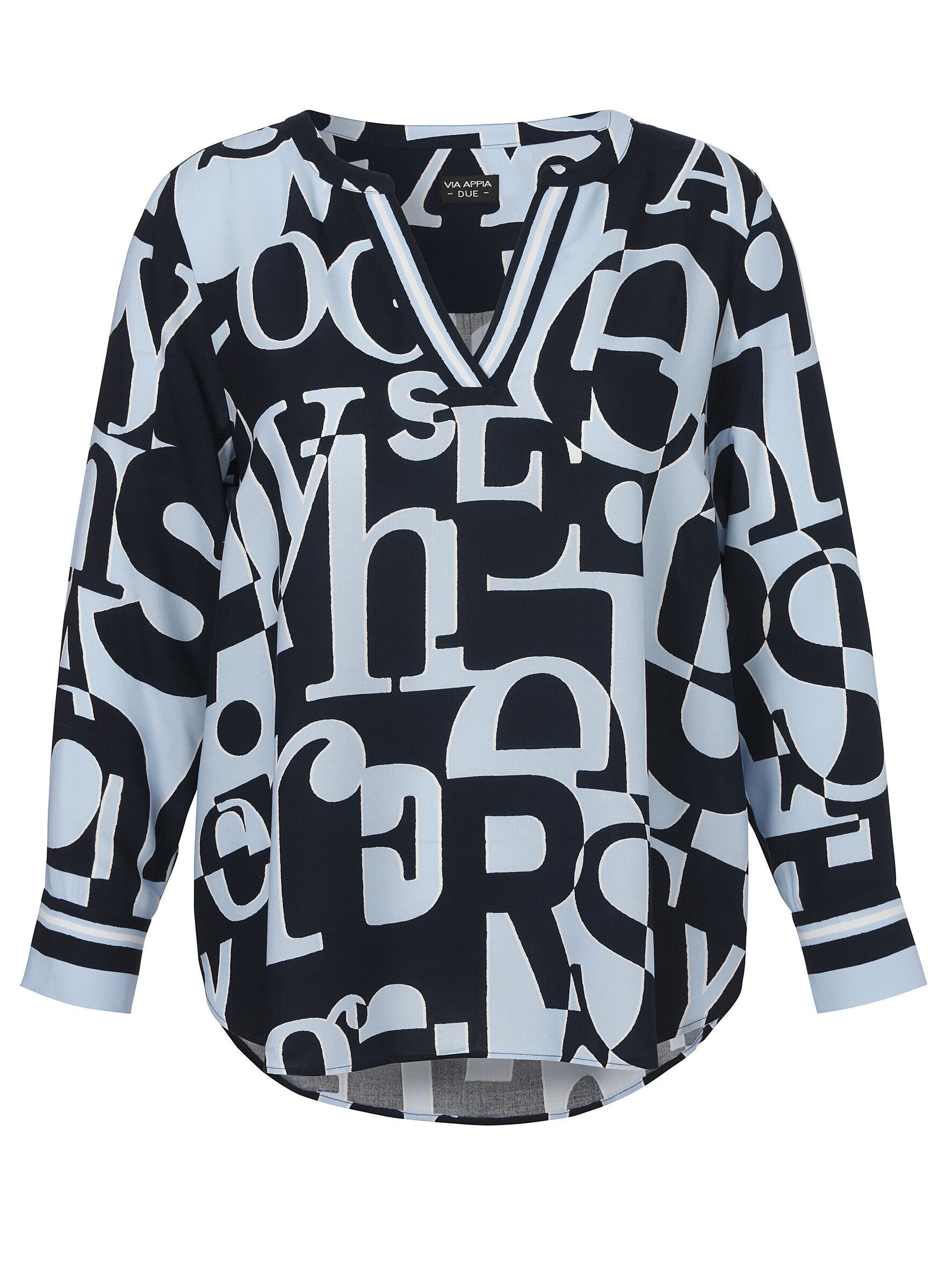 VIA APPIA DUE Langarmbluse in Große Größen günstig online kaufen