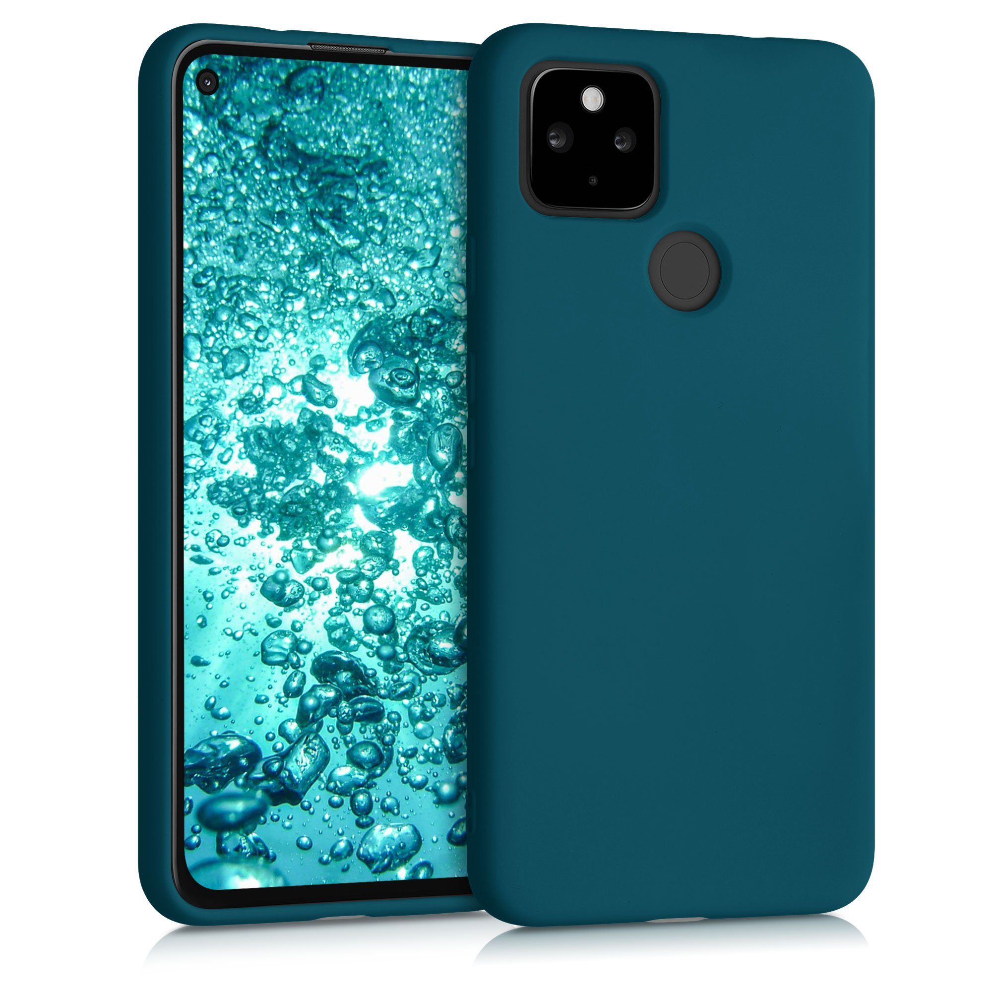 kwmobile Handyhülle Slim Case für Google Pixel 4a 5G, Hülle Silikon Handy - Handyhülle gummiert
