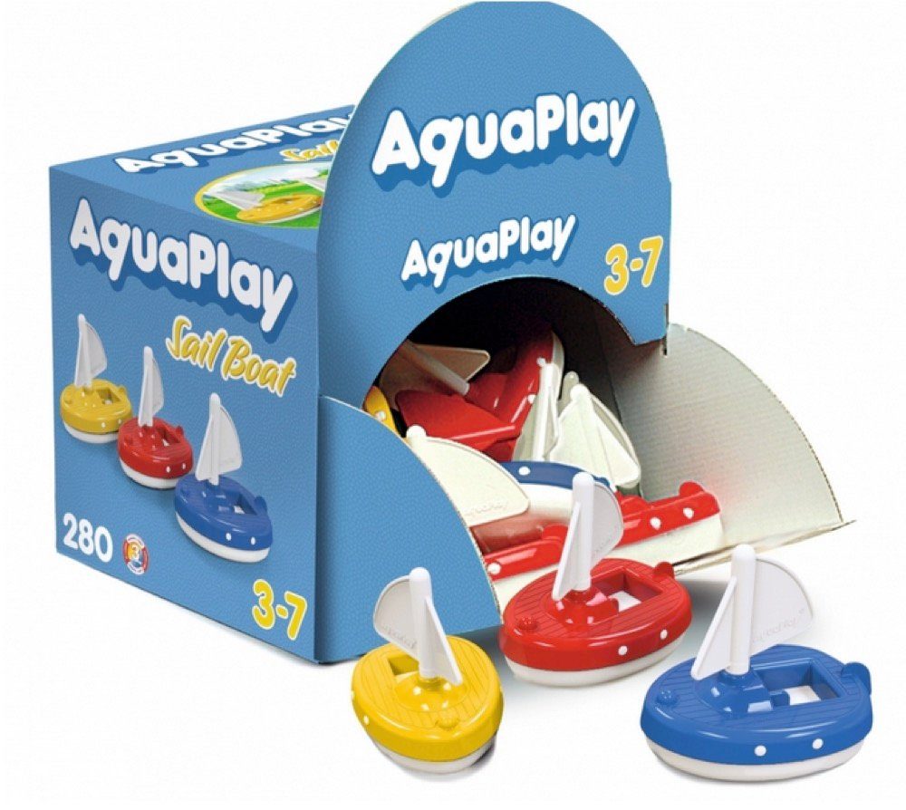 Aquaplay Wasserbahn Outdoor Wasser Spielzeug Segelboot zufällige Auswahl 8700000282