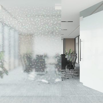 Fensterfolie Fensterfolie Matt 3D Regenbogen-Muster 45x2000 cm PVC, vidaXL