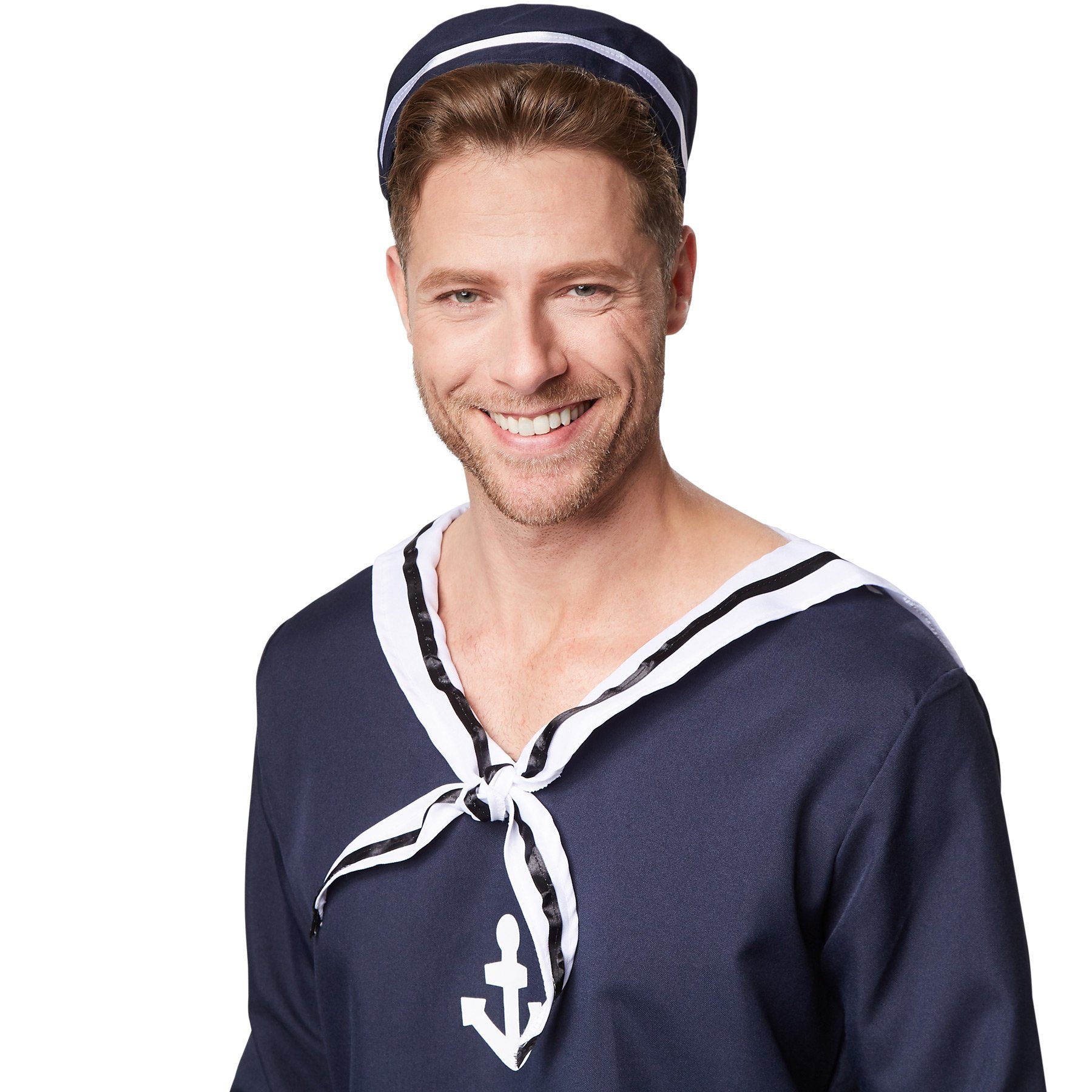 dressforfun Kostüm Herrenkostüm Seemann, Schönes Oberteil im Marinelook