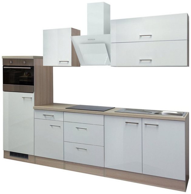 Flex-Well Küchenzeile »Abaco«, mit E-Geräten, Gesamtbreite 270 cm-Otto