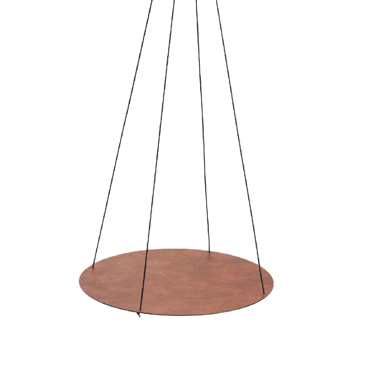 LIND DNA Hängeregal Pendel Tablett Ø 40 Pendulum Circle braun / cognac