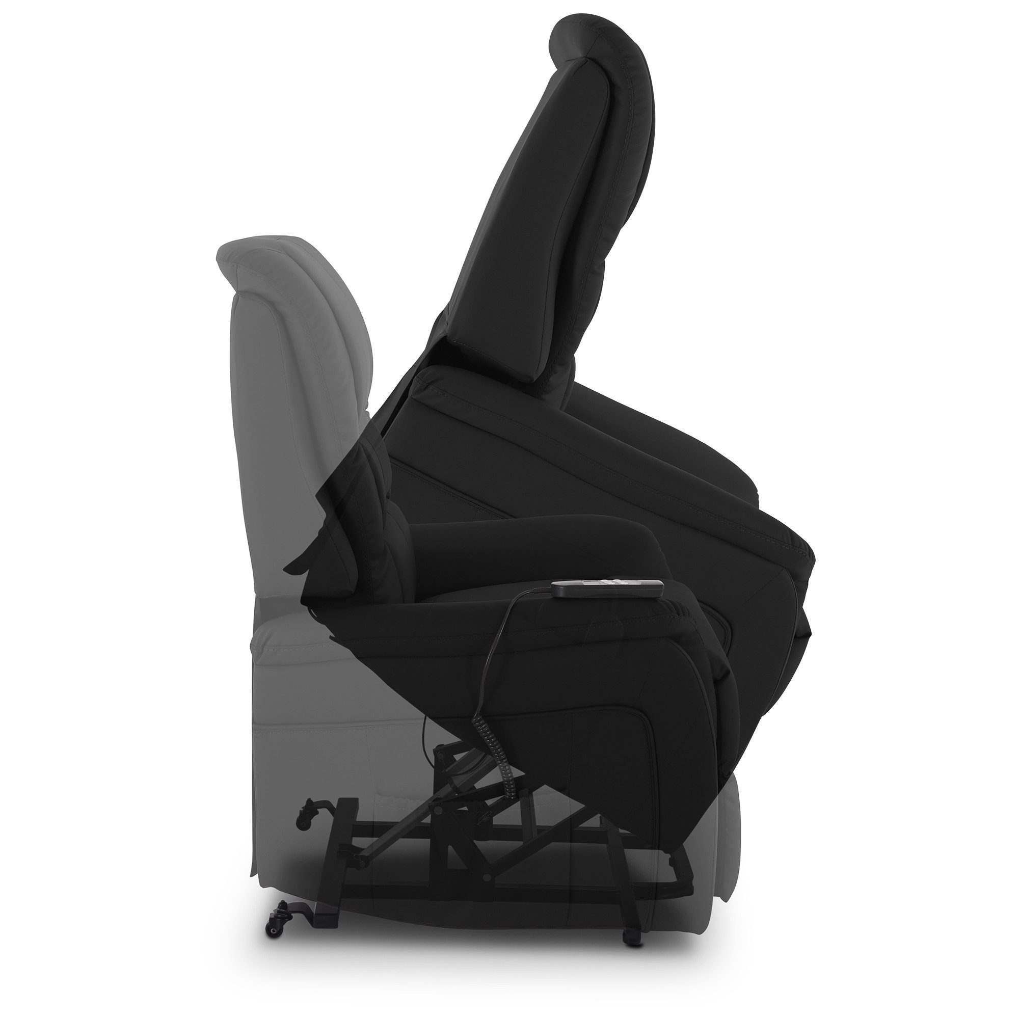 Raburg TV-Sessel Fernsehsessel mit Aufstehhilfe, 120 kg, Relax- & Liegefunktion, Jan, Relaxsessel, elektrisch mit Fernbedienung, 2× Motoren