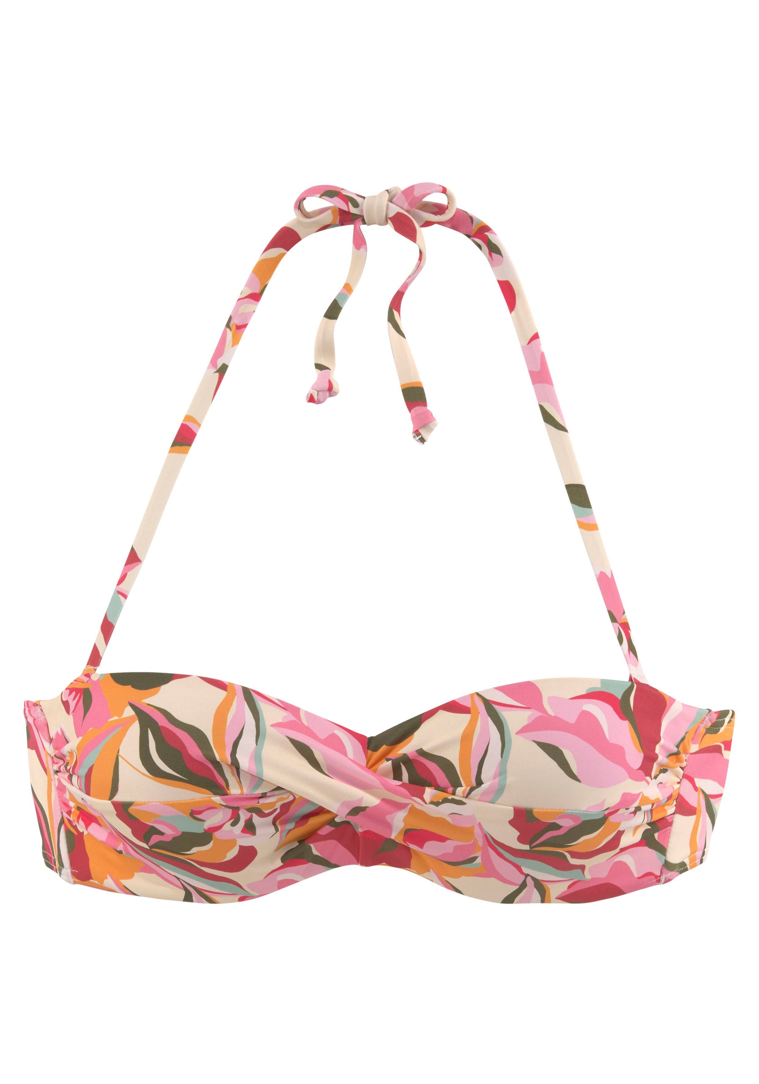 s.Oliver Bügel-Bandeau-Bikini-Top Bauhinia, im floralen Design günstig online kaufen