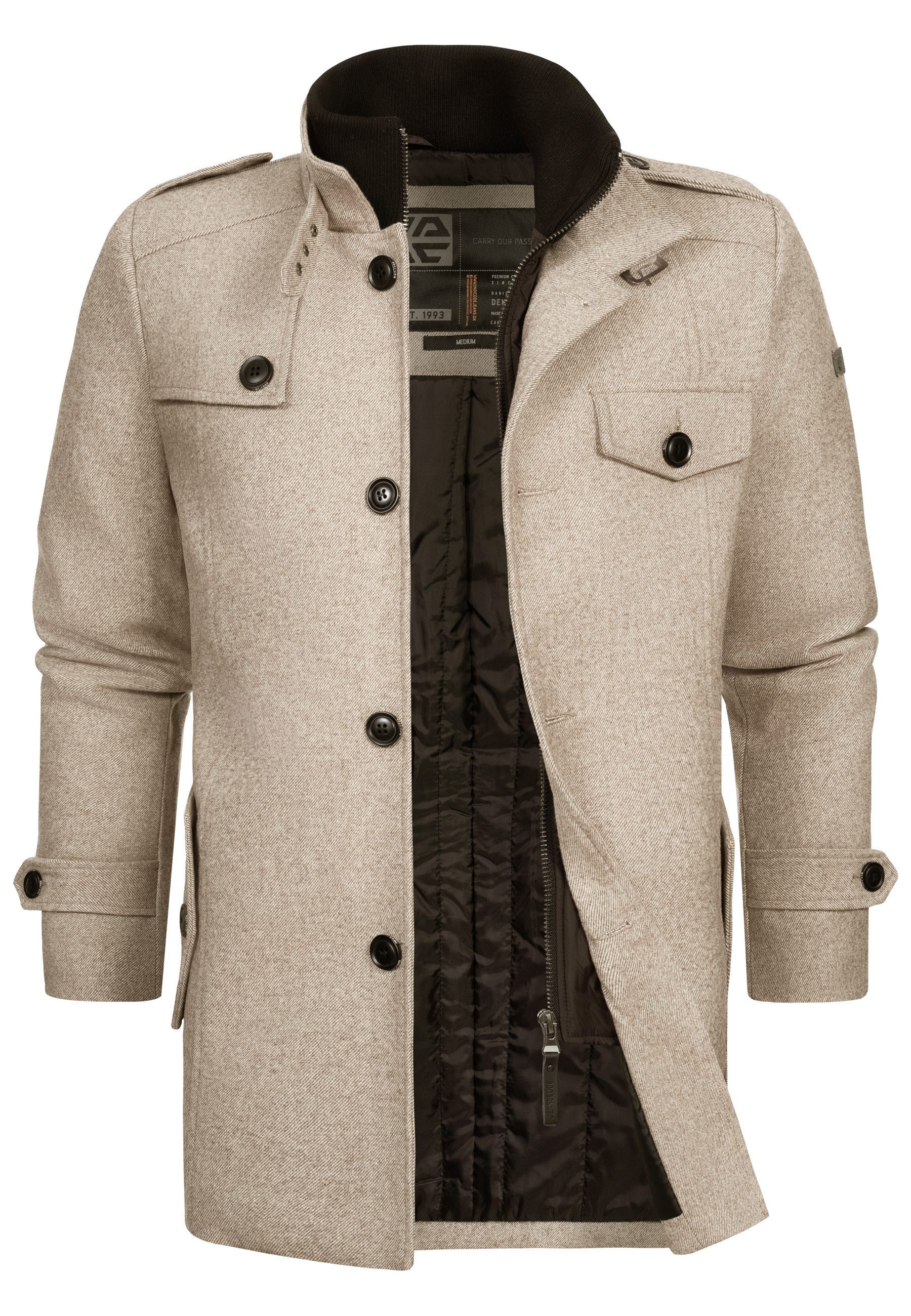 Indicode Kurzmantel Herren Brandon Mantel Winter Herrenmantel günstig online kaufen