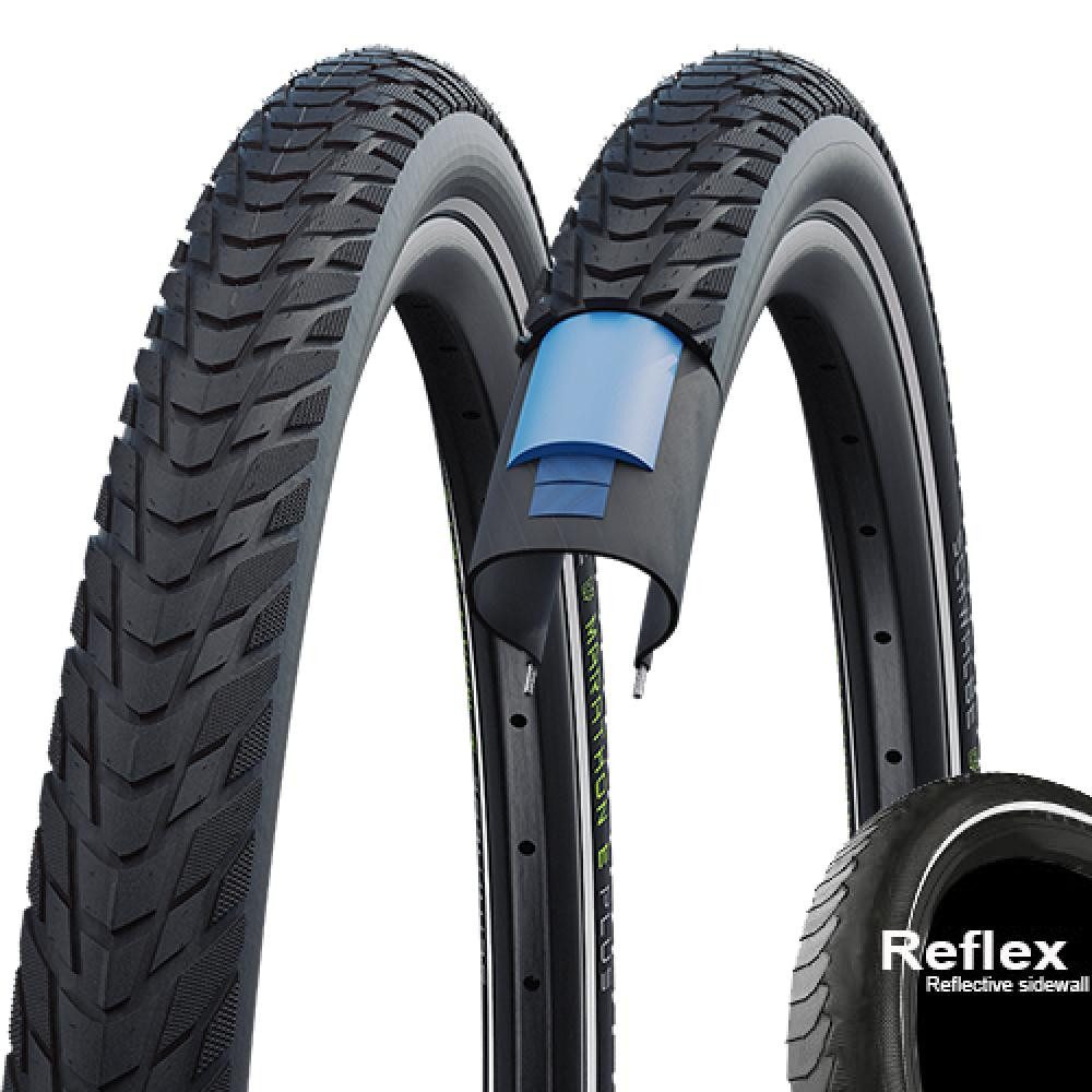 Schwalbe Fahrradreifen Schwalbe Marathon E-Plus Fahrradreifen 28 Zoll (55-622) - E-Bike Reife