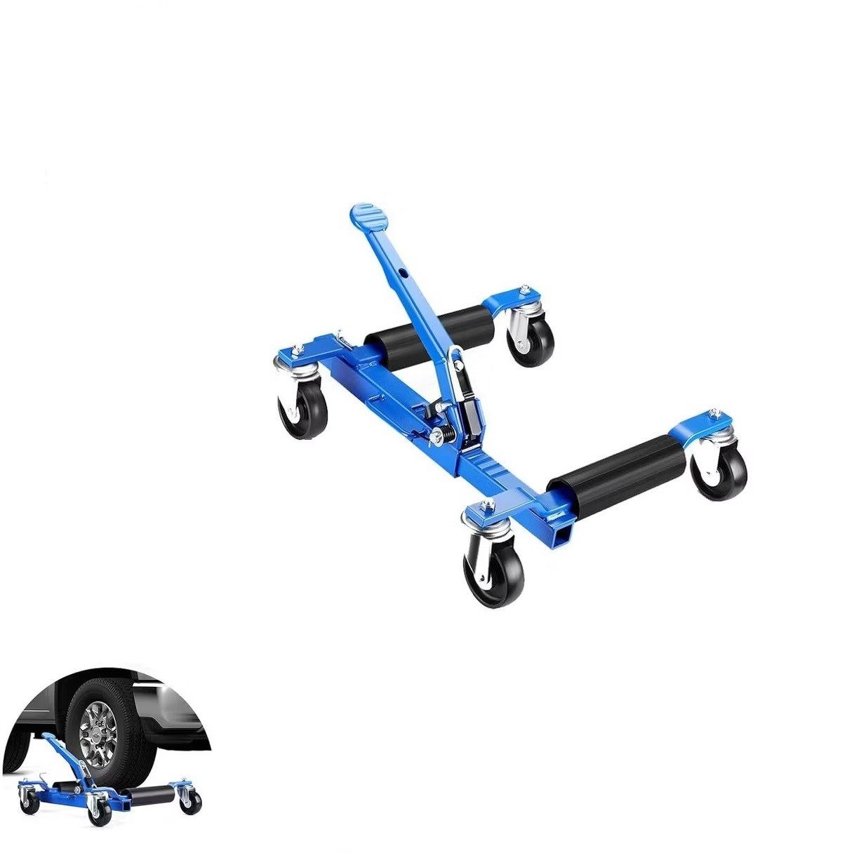 GarveeMore Wagenheber, Mechanischer Wagenheber, 1-tlg., 12-Zoll-Radheber, 680 kg Tragkraft, für die Reifenreparatur