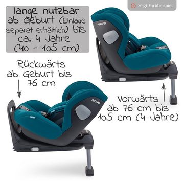 RECARO Autokindersitz Kio - Select - Night Black, bis: 18 kg, Kinder Autositz i-Size 60 cm - 105 cm / 3 Monate bis 4 Jahre