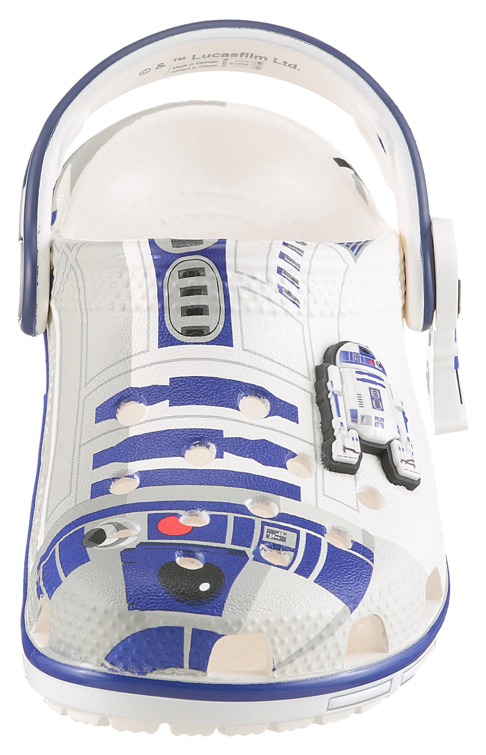 Crocs STAR WARS™ R2-D2 Toddler Classic Clog Clog Fan Geschenk, Hausschuh mit coolem Motiv