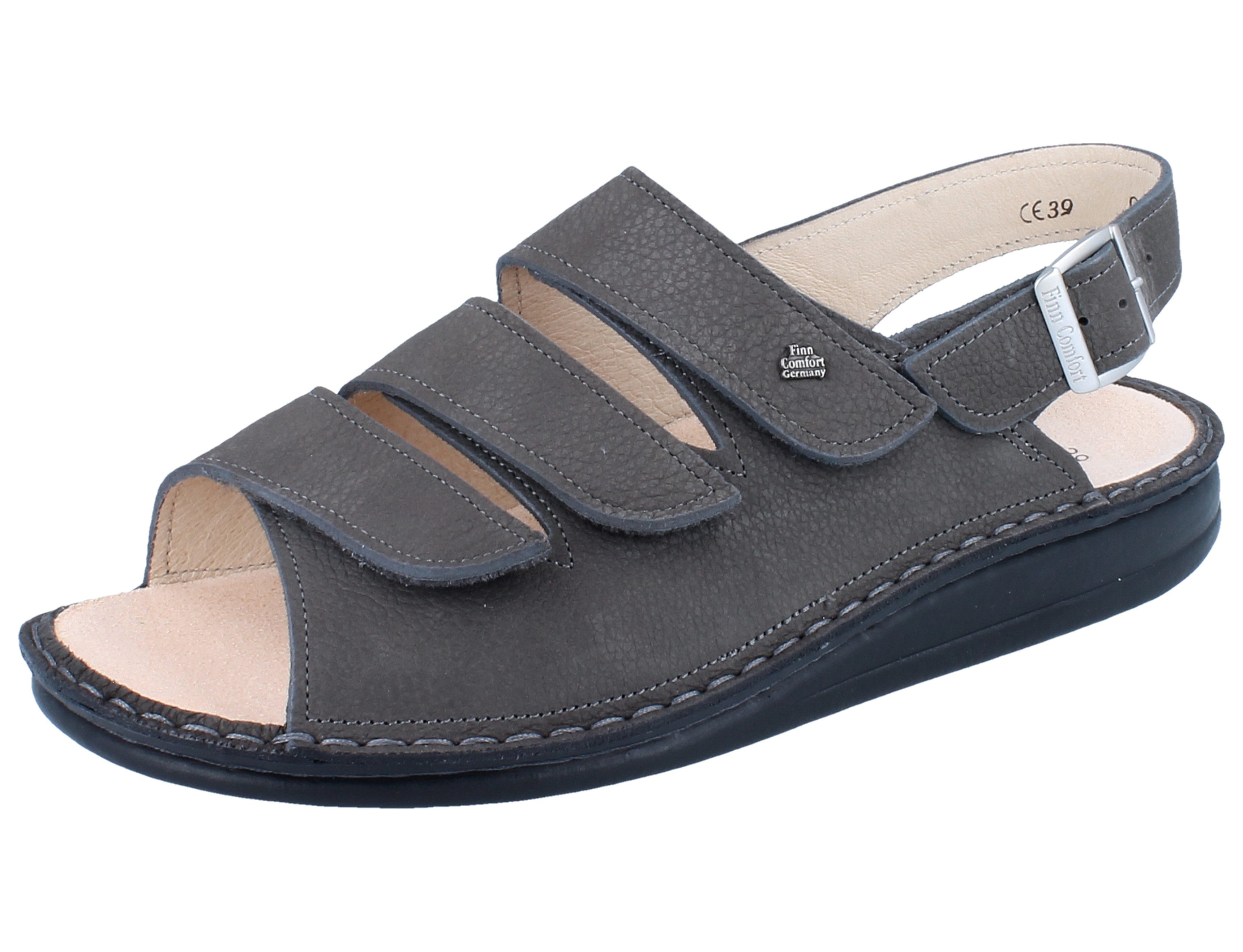 Finn Comfort FINN COMFORT Sylt grey/Impala - Größe: 46 Sandale Wechselfußbett