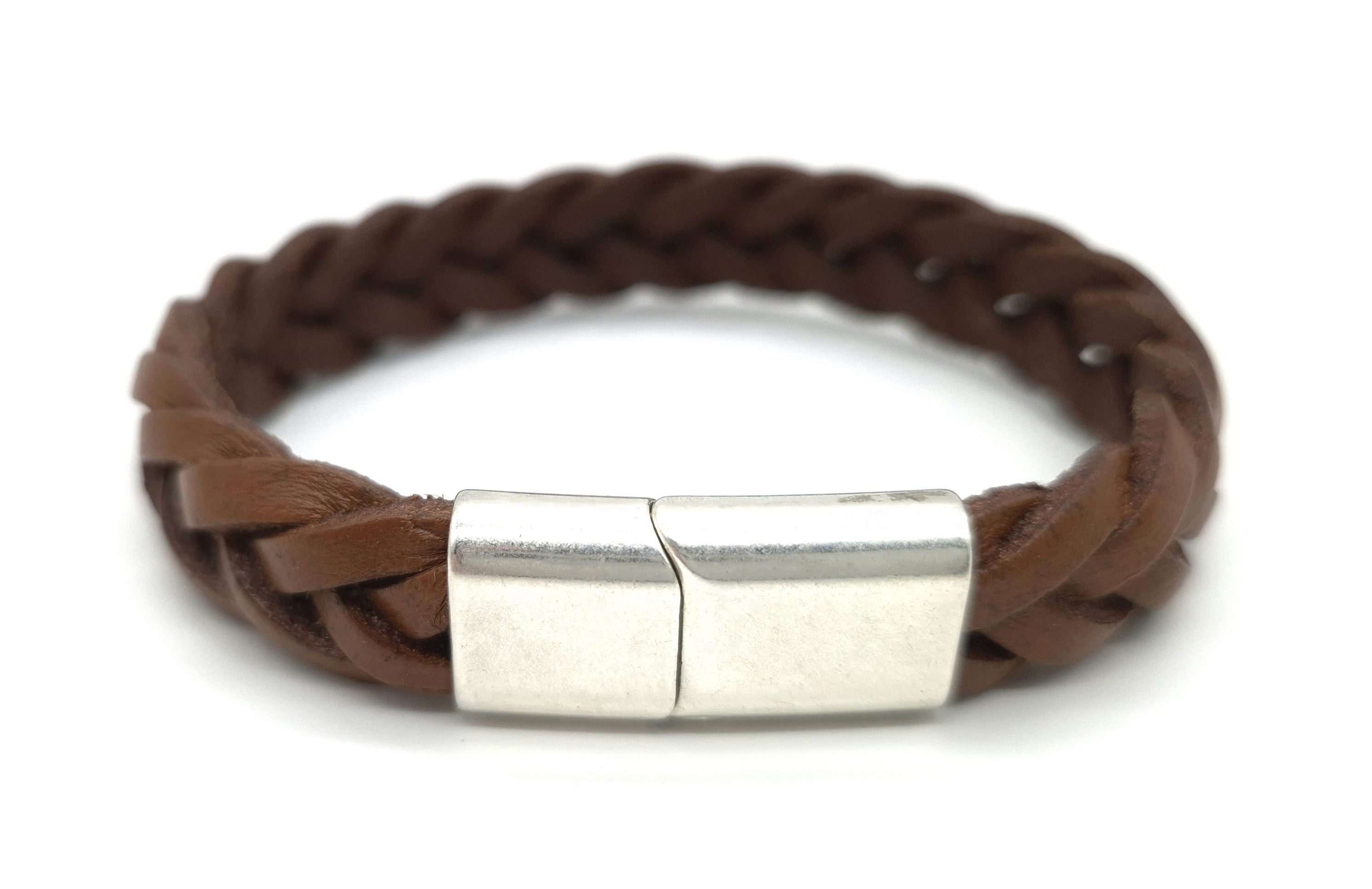 NAHLE Lederarmband Leder Armband Vintage Braunes Echtleder Armband (inklusi günstig online kaufen