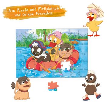 Trötsch Verlag Puzzle Trötsch Pittiplatsch 3D Puzzle Boot, Puzzleteile