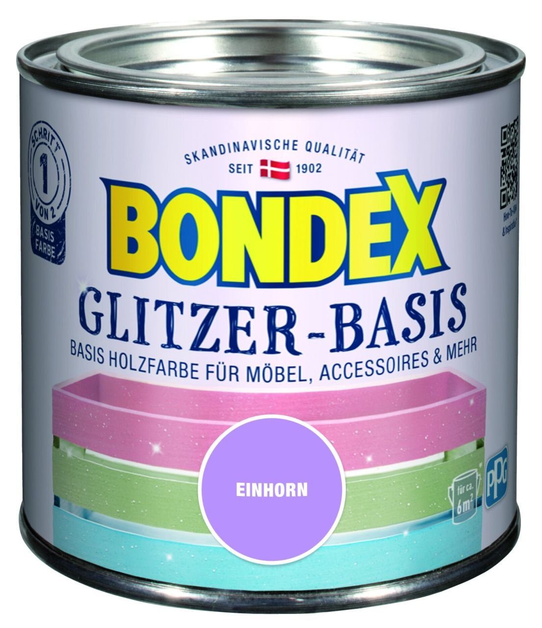 Bondex Holzschutzlasur Bondex Glitzer-Basis 500 ml basis einhorn