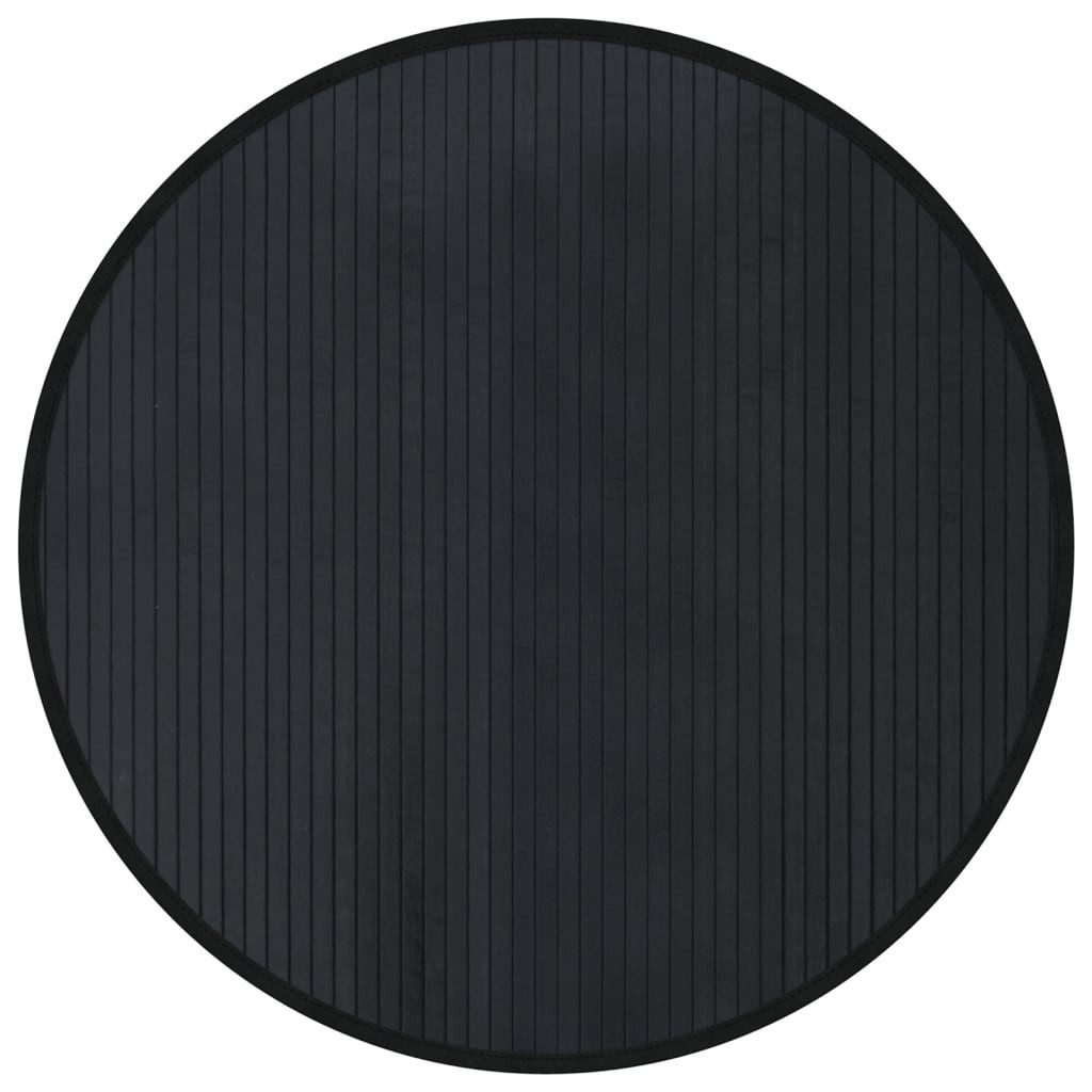 vidaXL Teppich Teppich Rund Schwarz 80 günstig online kaufen
