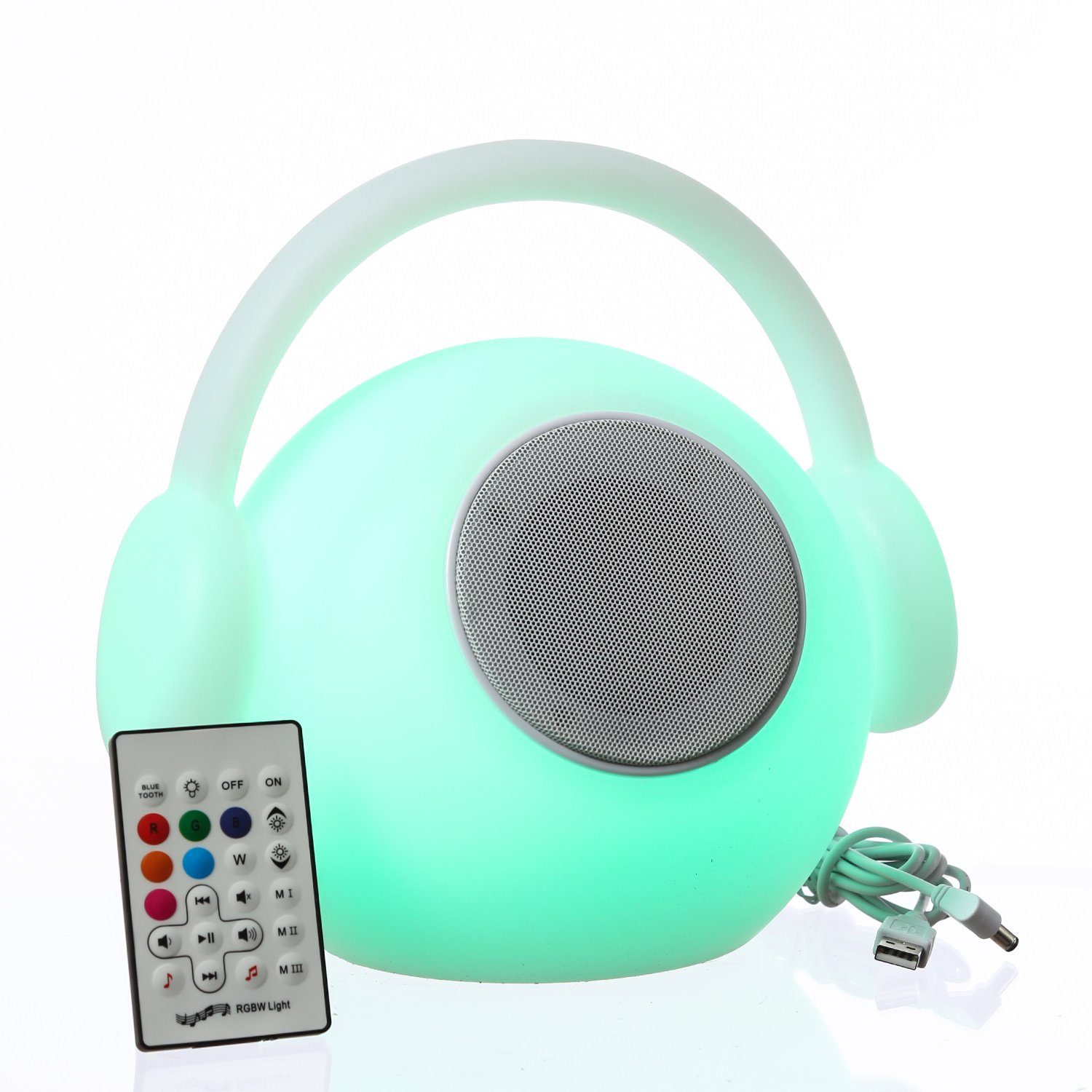 mit / für LED MARELIDA EVE Bluetooth aufladbar, Lautsprecher mehrfarbig Tischleuchte Außen-Tischleuchte Classic, bunt LED LED Terrasse