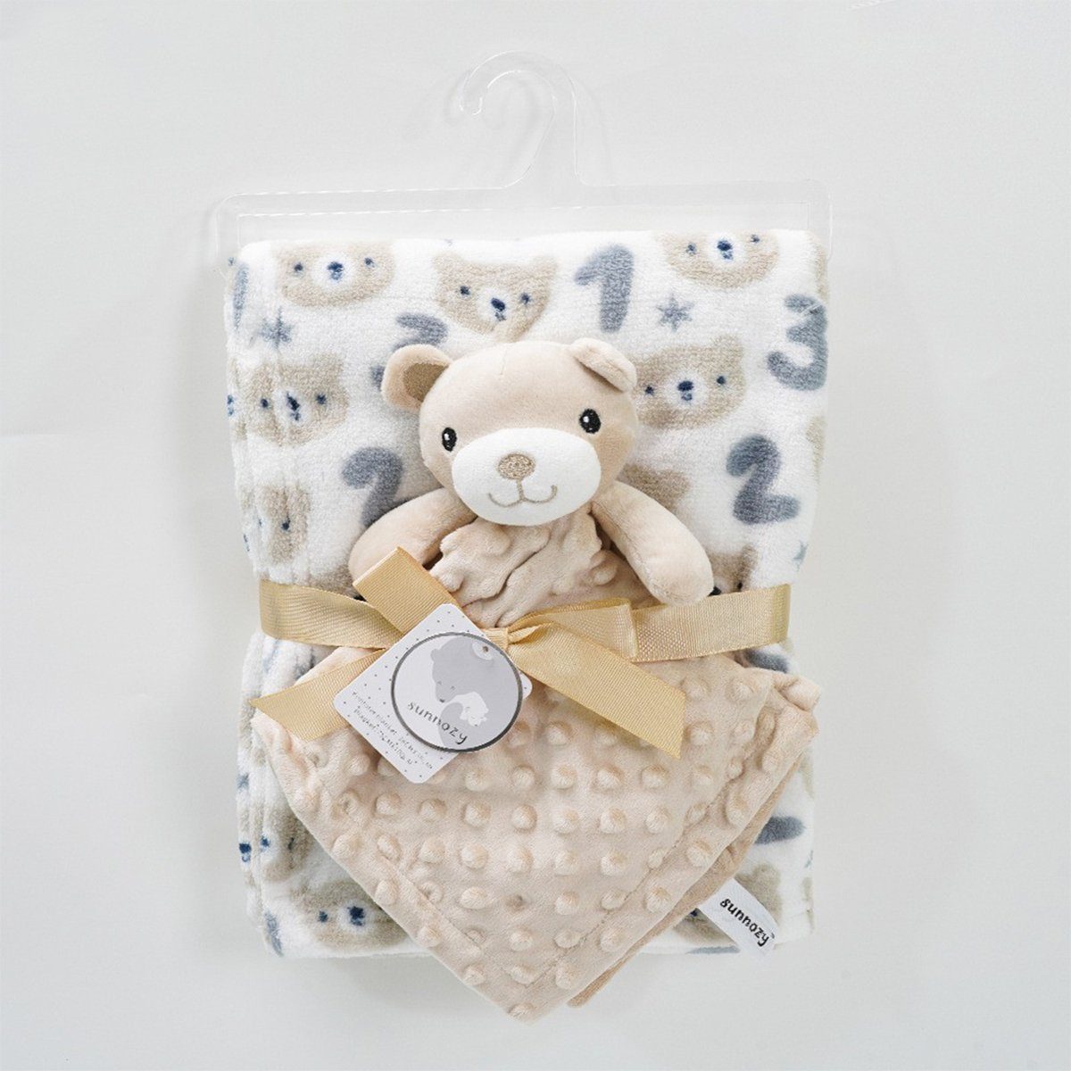 Babydecke Babydecke inklusive Trösterchen Baby Geschenk Mädchen