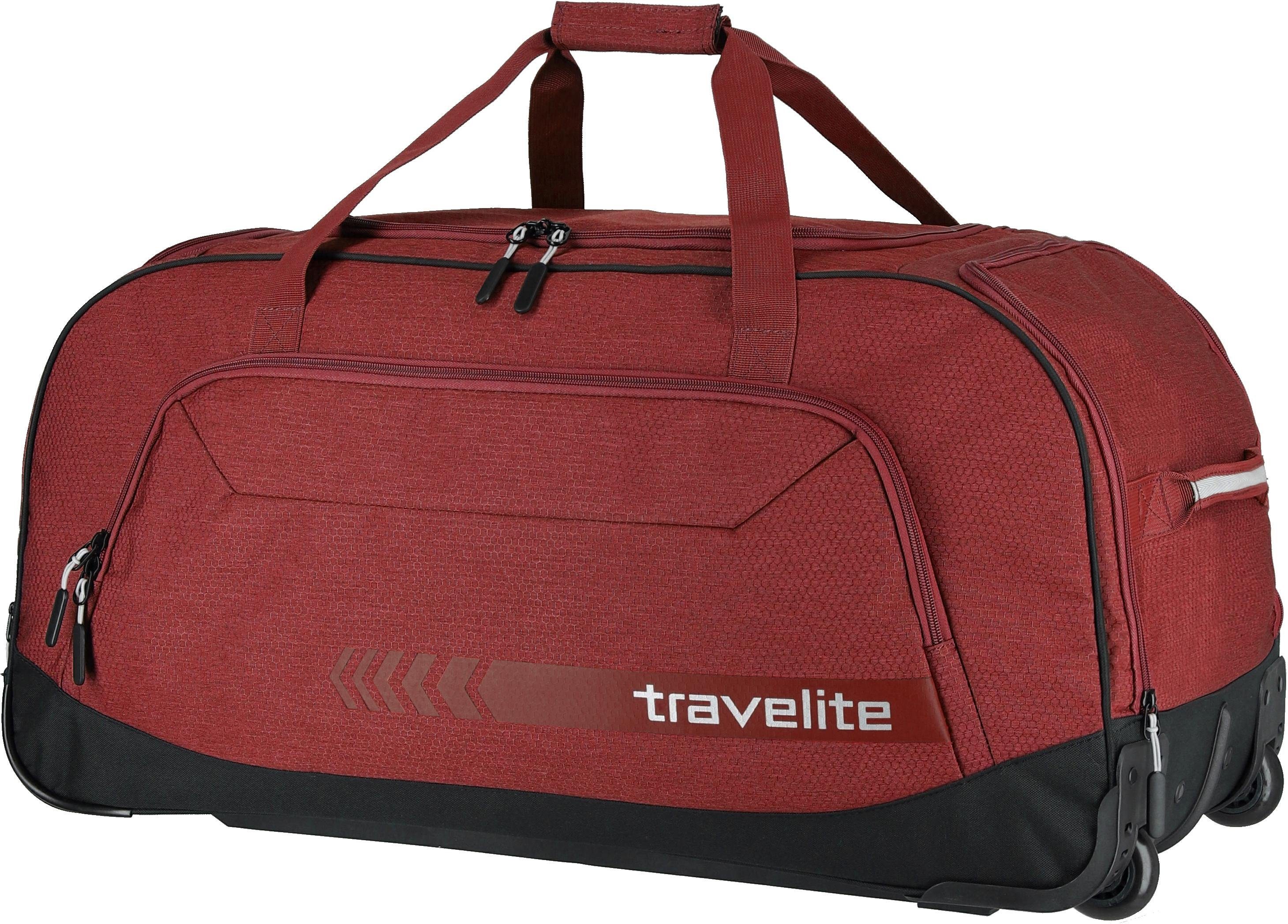 travelite Reisetasche Kick Off XL, 77 cm, mit Trolleyfunktion rot