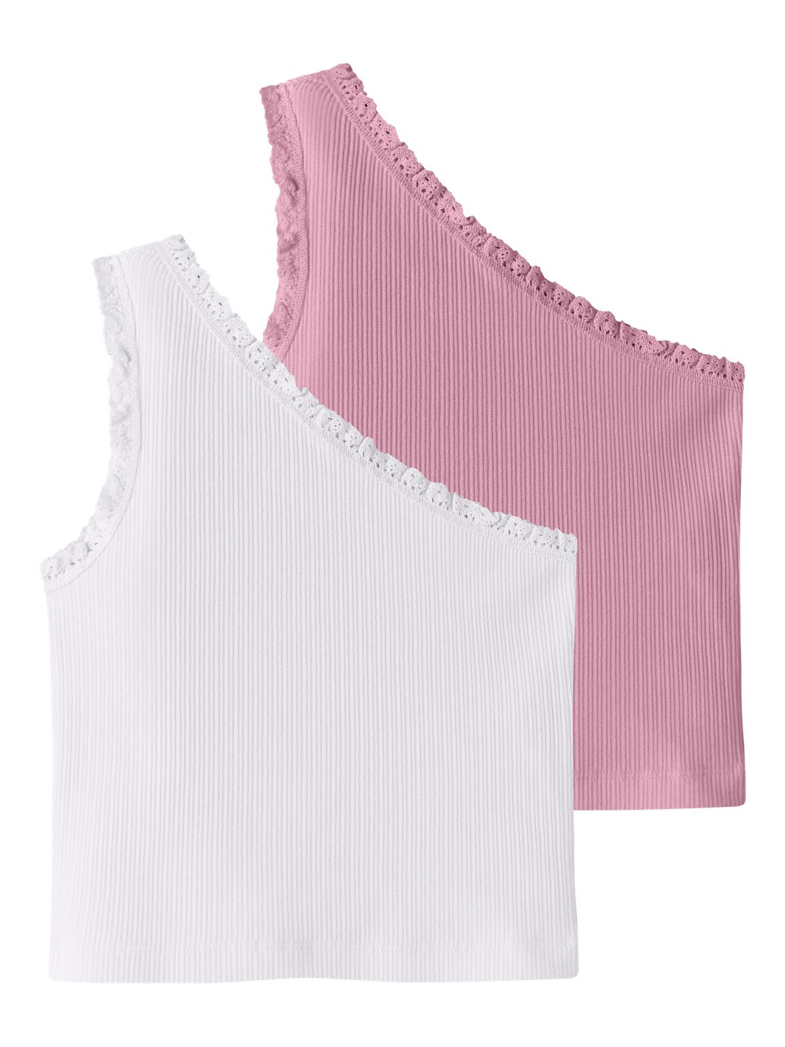 One-Shoulder-Top NKFJABINA ONESHOULDER SHORT TOP 2P