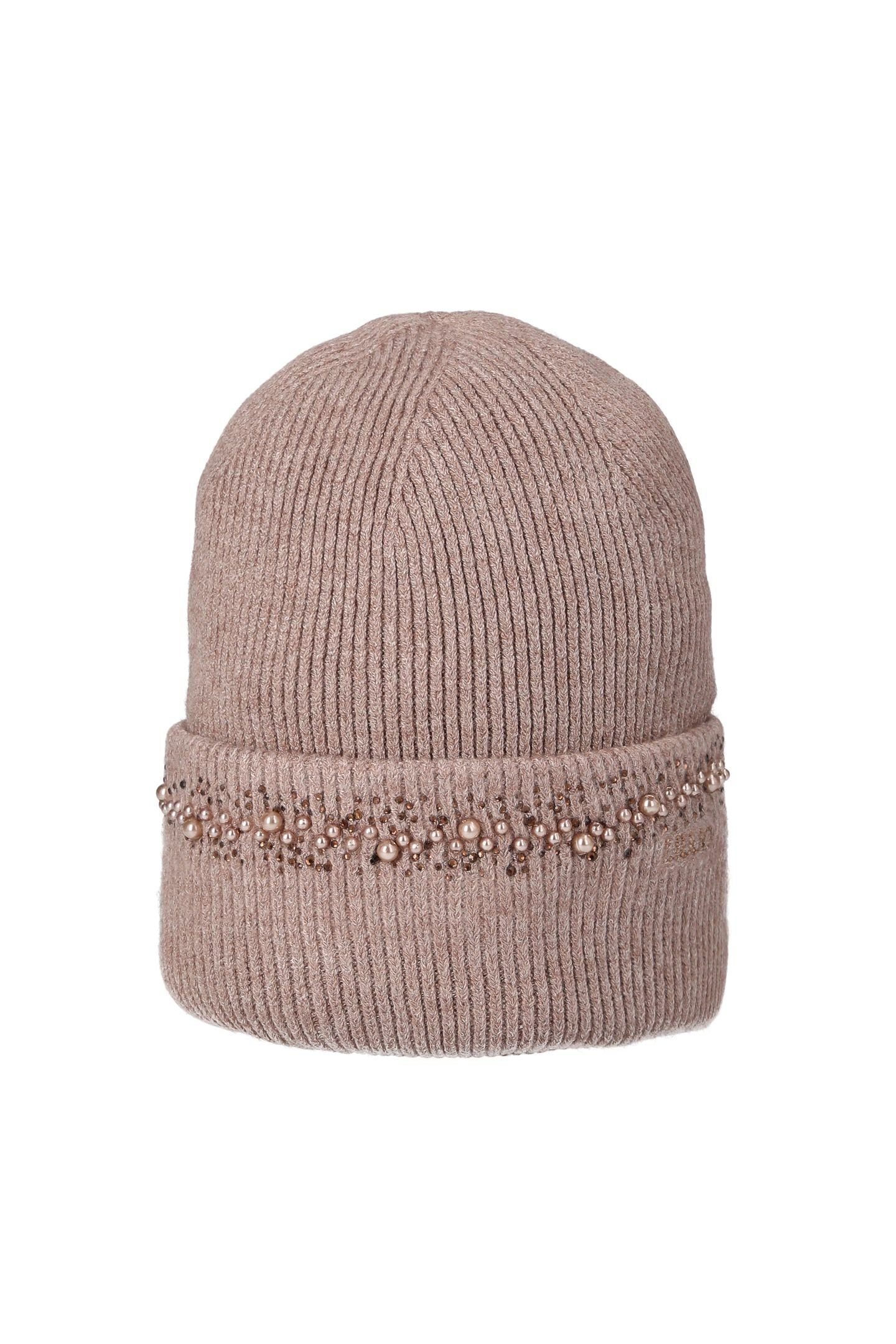 Cappello in teddy con logo Cammello Liu Jo