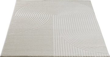 Teppich Everest moderner Kurzflor Teppich mit Hoch-Tief-Effekt, Wohnzimmer, the carpet, Rechteck, Höhe: 14 mm, 3D Effekt, hohe Flordichte und angenehm weich, Skandinavisches Design