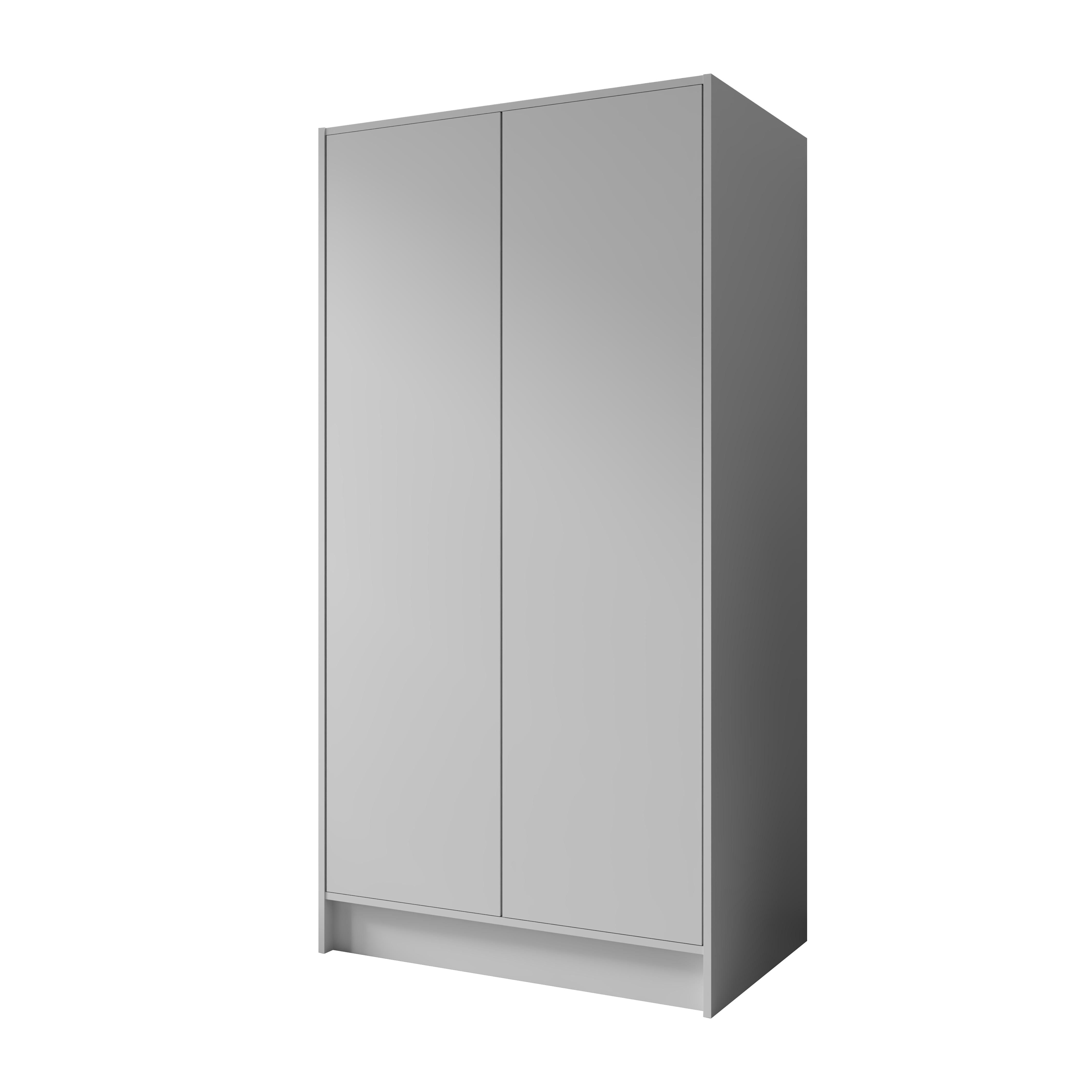 AN FURNITURE STORE Drehtürenschrank GAIA 100/150/200x51x200 cm, ohne Spiegel, 2/3/4 Türen, Tip-On-System