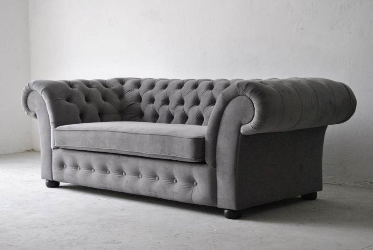 Made Stoff JVmoebel Design 3 Europe Sofas Textil 3-Sitzer Chesterfield in Sitzer Modern, Polster