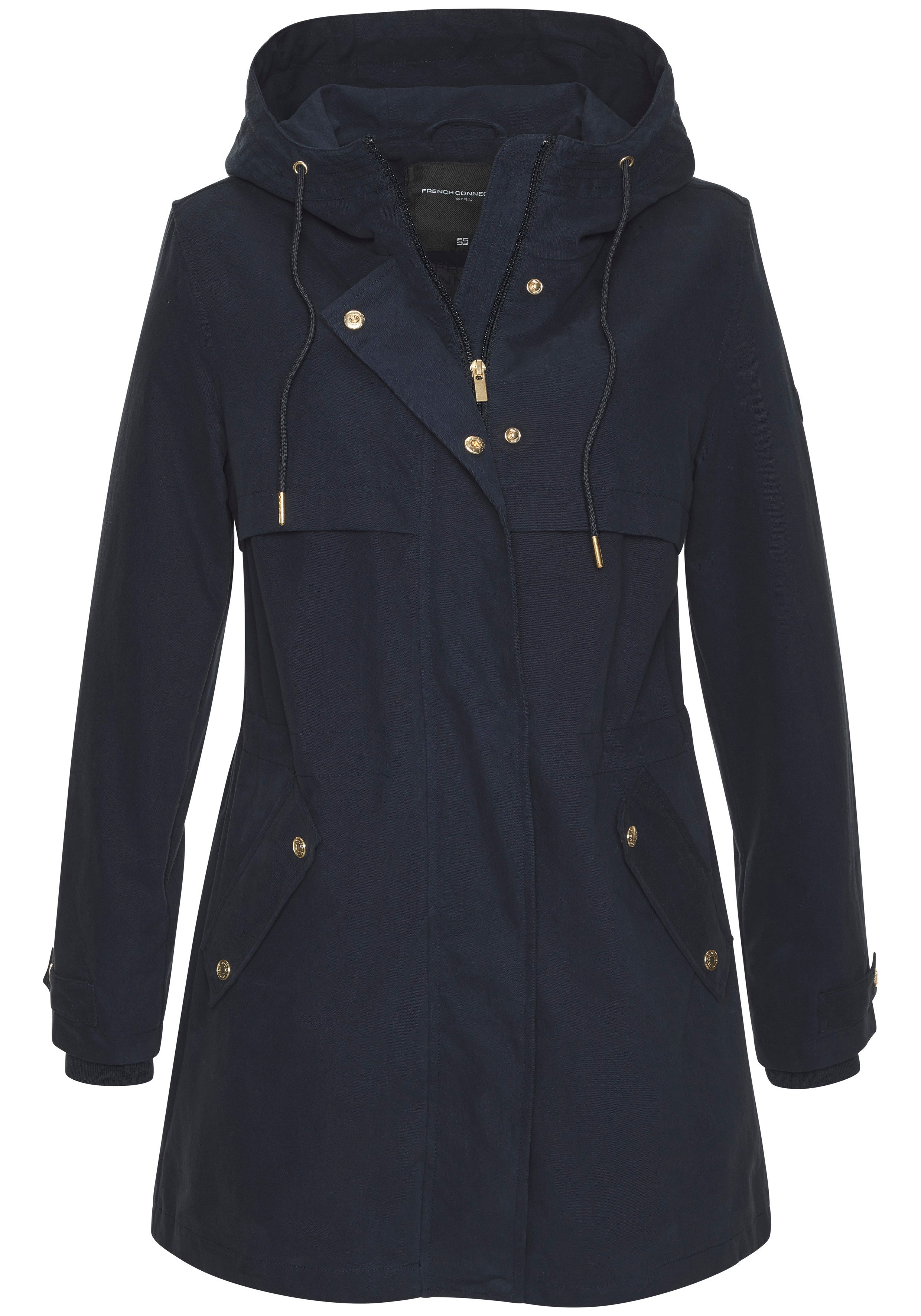 French Connection Outdoorjacke Saumschlitz mit Druckknöpfen auf der Rücksei günstig online kaufen