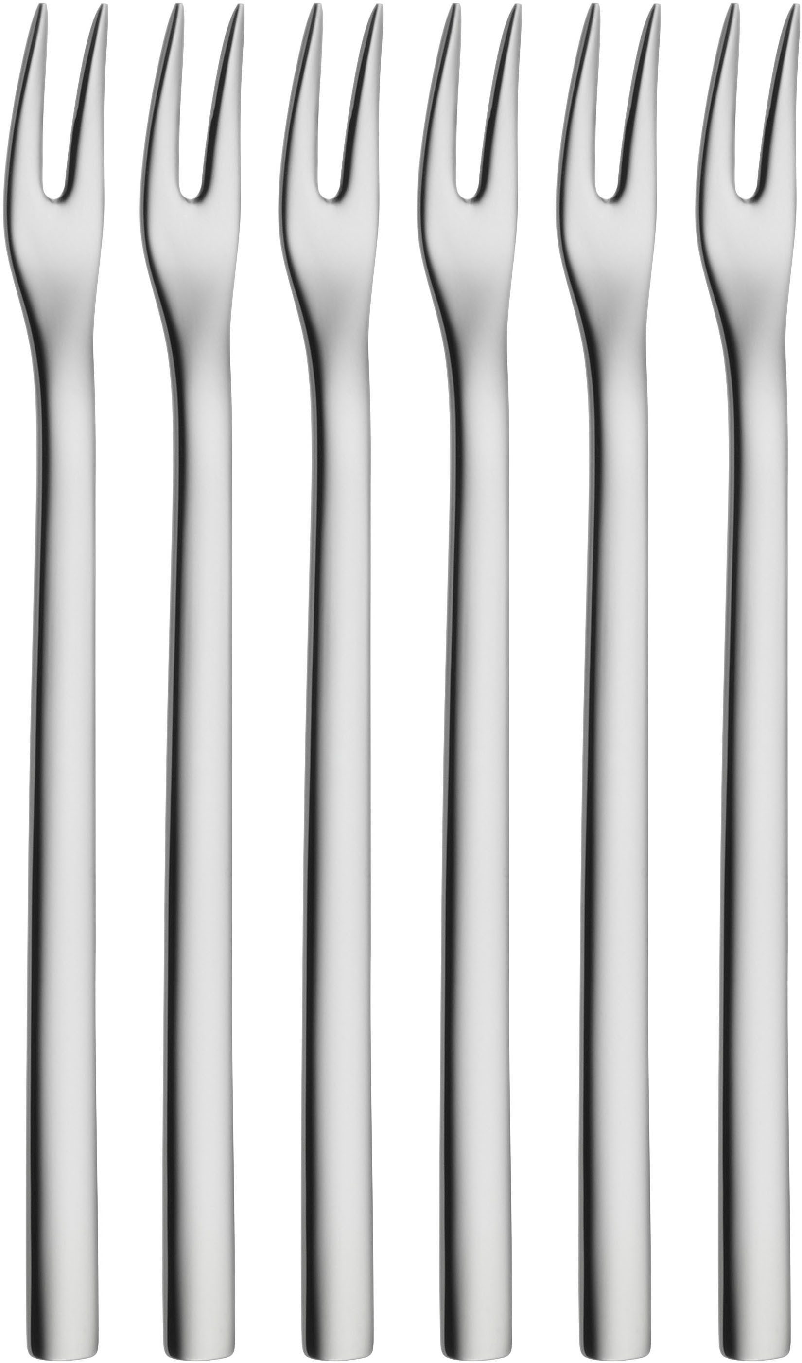 WMF Besteck-Set Nuova (6-tlg), 6 Personen, Cromargan® Edelstahl Rostfrei 18/10, 6-tlg., 12,5 cm, Cromargan Edelstahl rostfrei, Geschenkverpackung