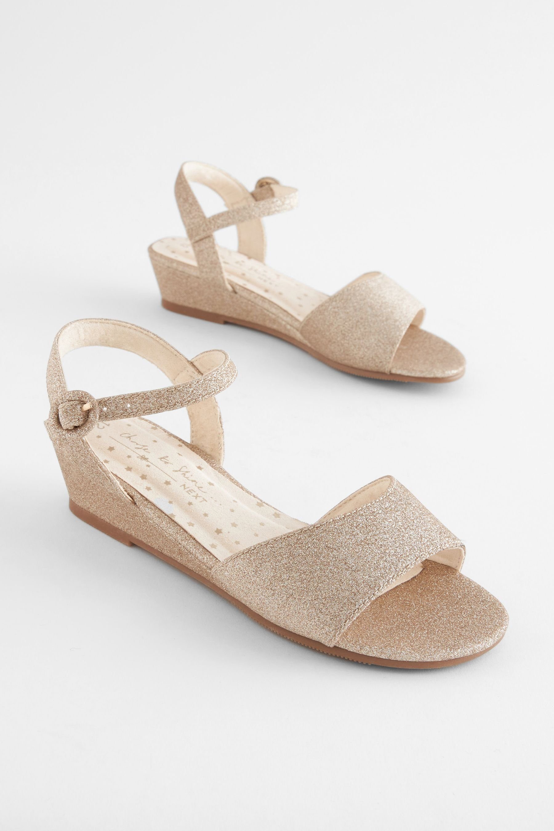 Next Festliche Sandale mit Keilabsatz Sandale günstig online kaufen