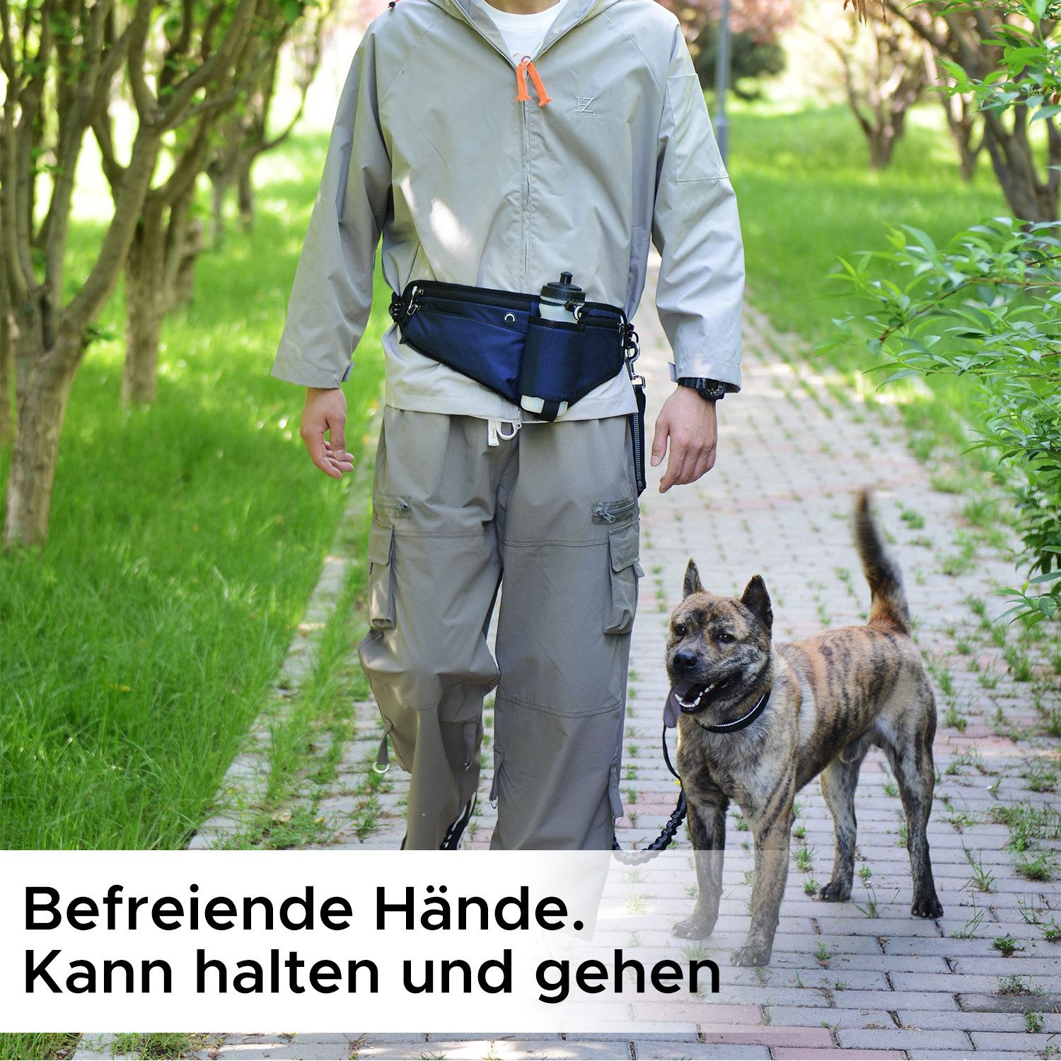 Refttenw Bauchtasche Wasserdichte Hunde-Gassitasche,Verstellbarer, reflekti günstig online kaufen