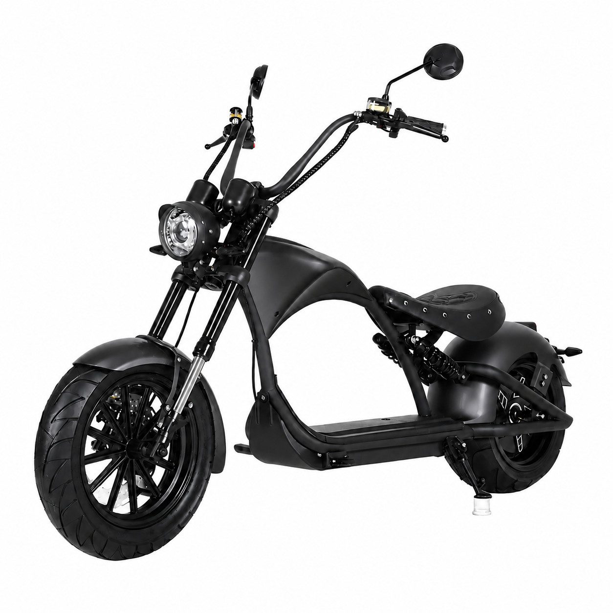 TZIpower E-Motorroller E-Chopper mit Straßenzulassung 2000W 60V 30AH 45km/h COC EEC, 2000 W, 45 km/h
