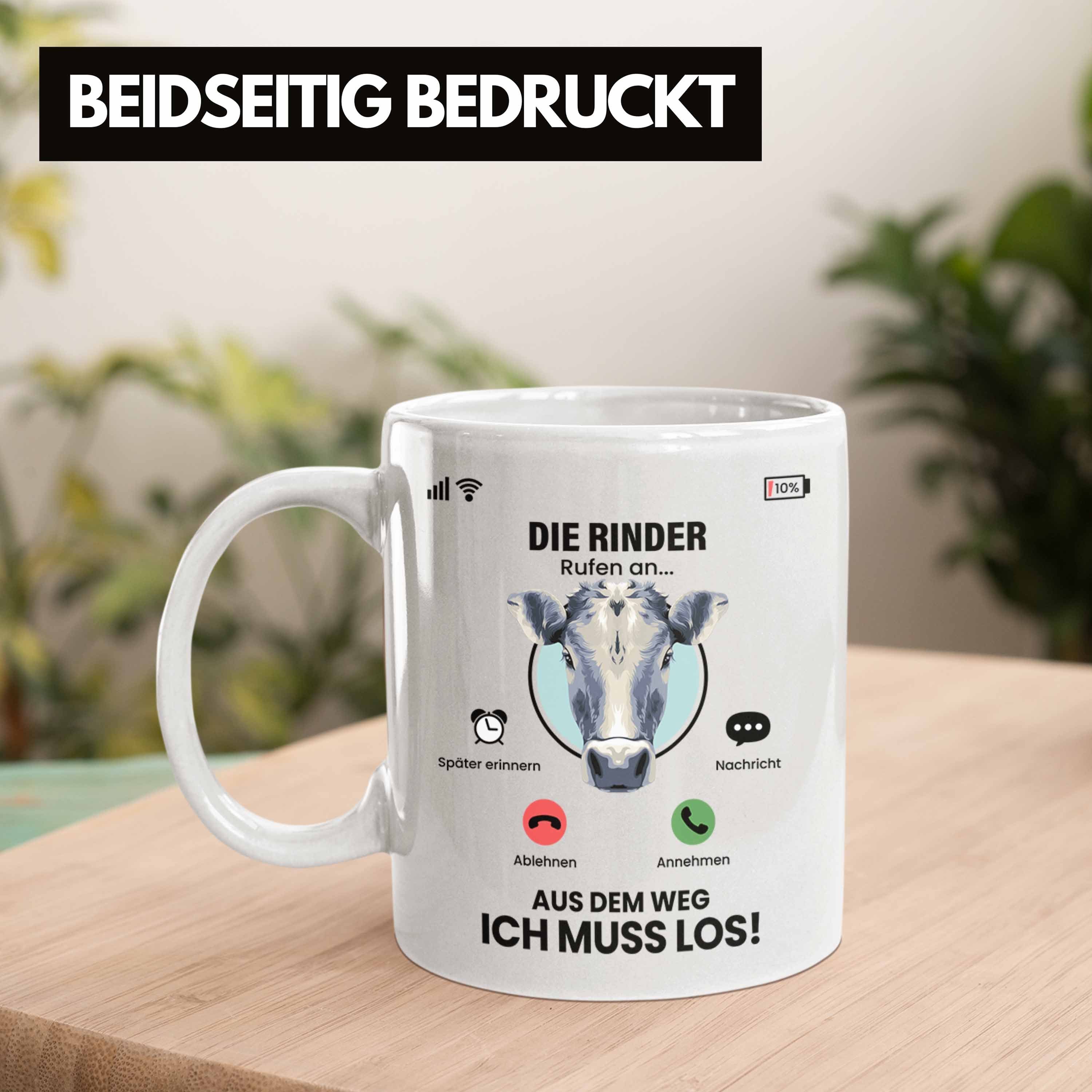 Geschen für Tasse Trendation Züchter Tasse An Rufen Besitzer Weiss Geschenk Die Rinder Rinder