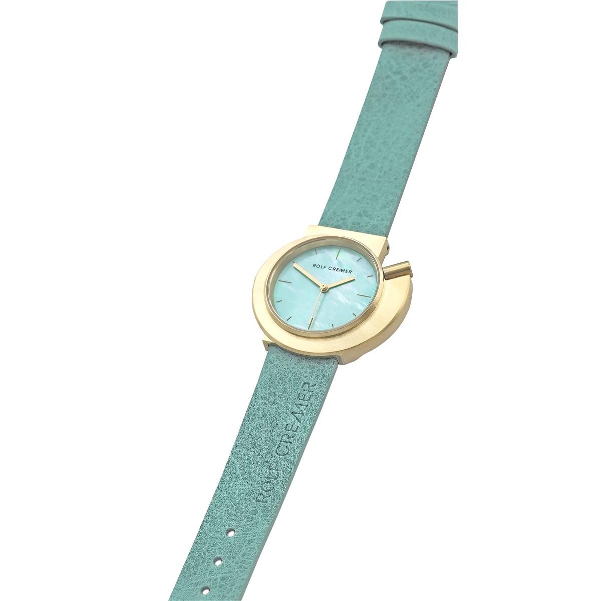 Rolf Cremer Quarzuhr Rolf Cremer Damenuhr Spirale S II 508503 Lederband, (1-tlg)