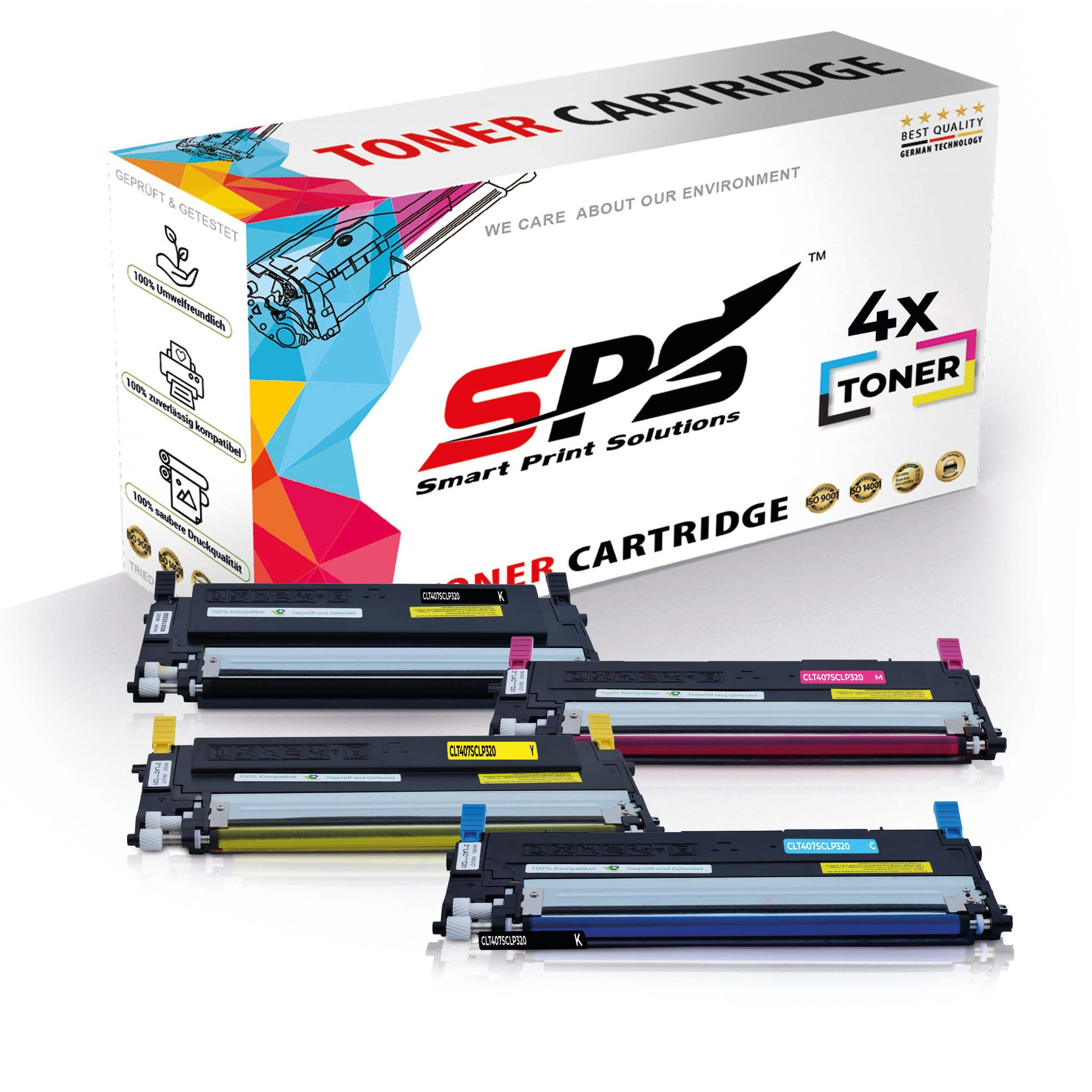 SPS Tonerkartusche 4x Multipack Set Kompatibel für Samsung CLX 3180, (4er Pack, 4x Toner)