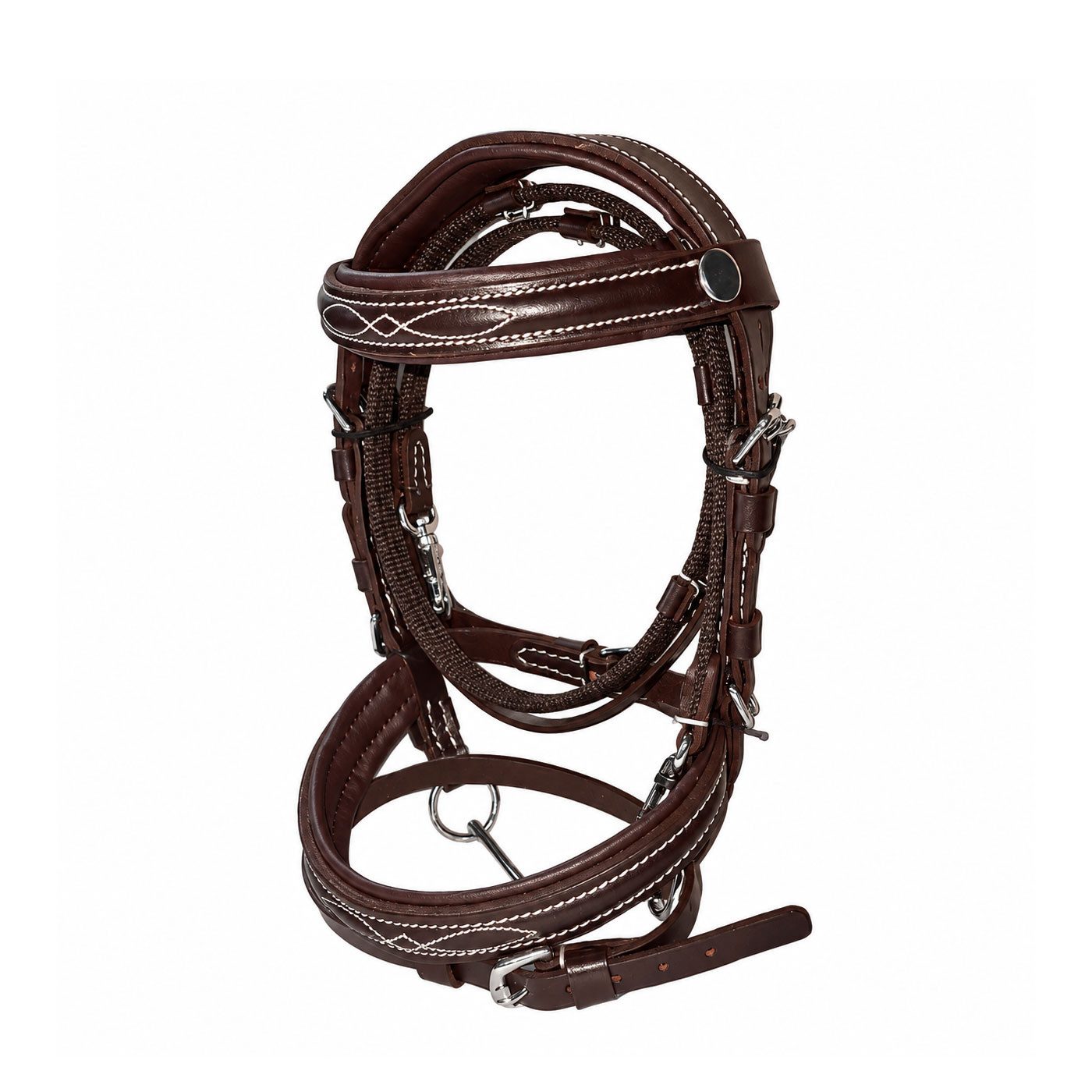 Brands of Q B.V Outdoor-Spielzeug Hobby Horse Trense mit Luxus nähten