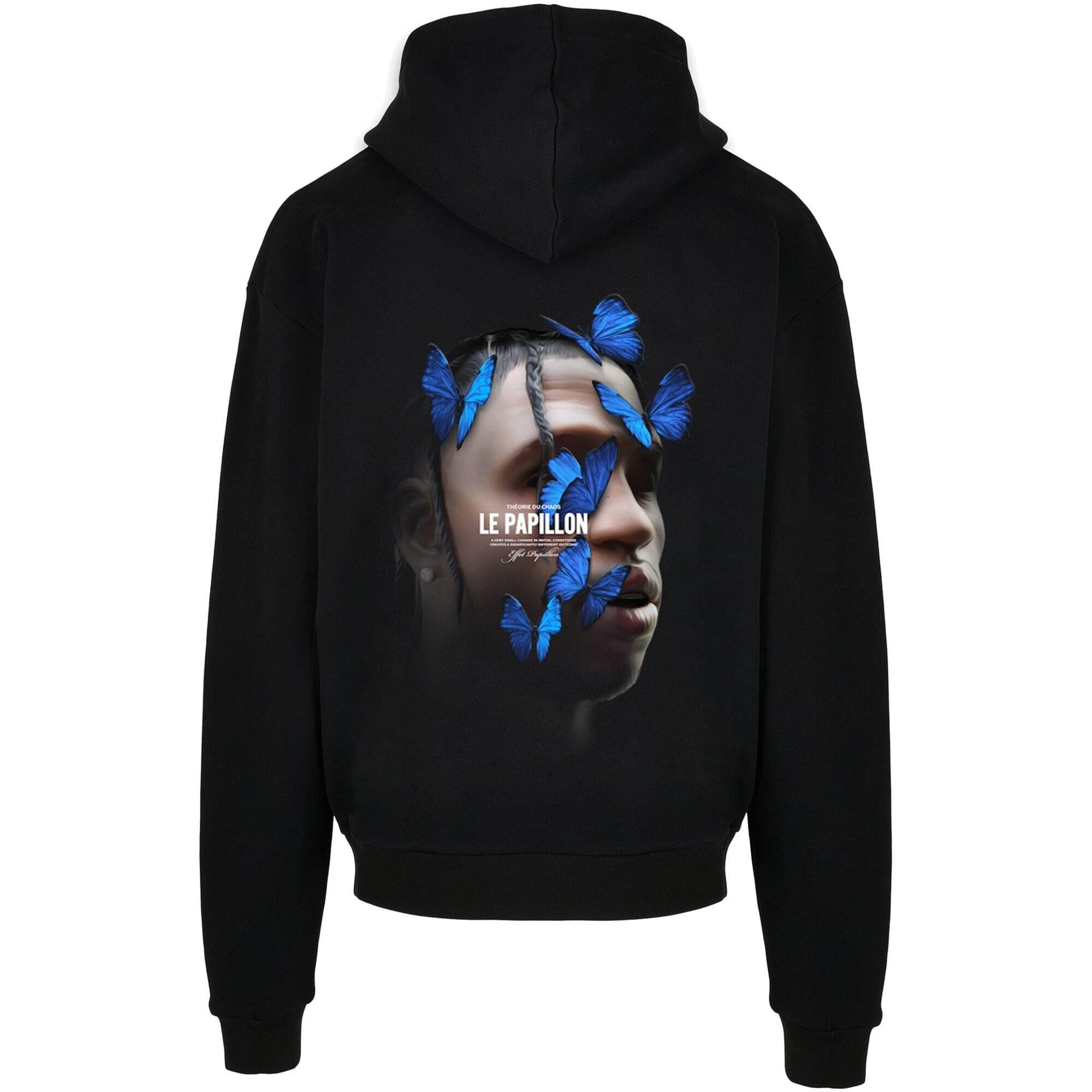 Mister Tee Kapuzenpullover Mister Tee Le Papillon Heavy Oversize Hoody (Hoody, Hoodie, Hoody, Kapuzenpullover)
