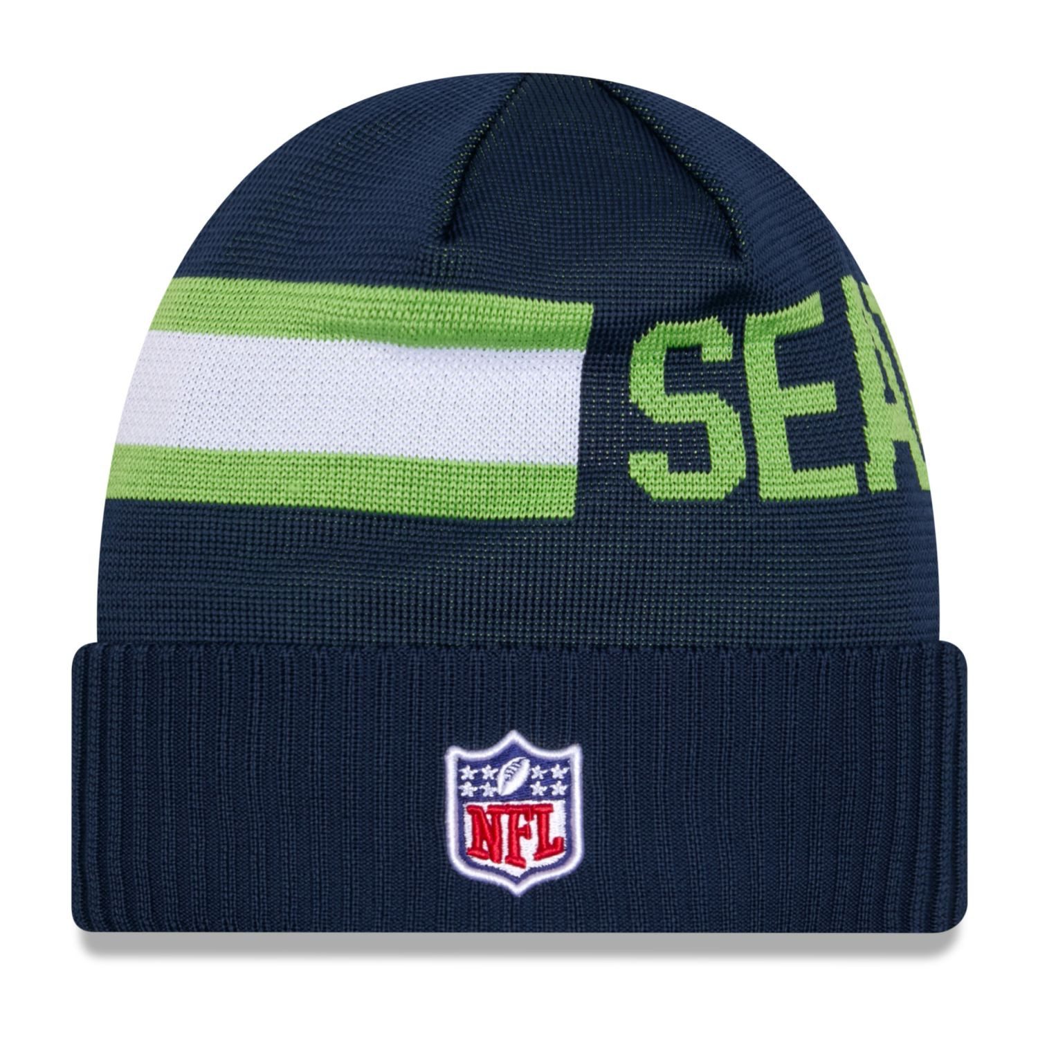 New Era Fleecemütze NFL SIDELINE Tech Knit Seattle Seahawks