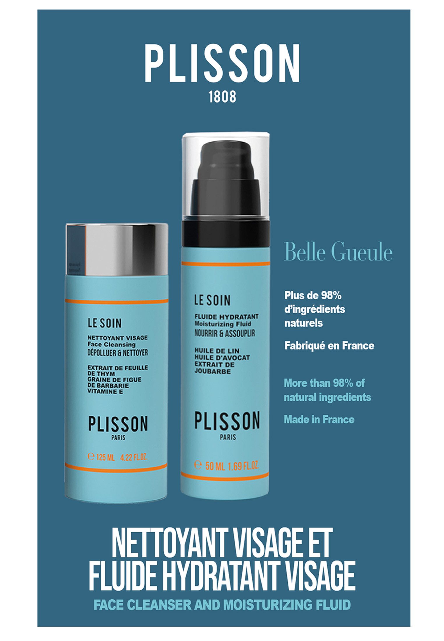 Plisson 1808 Feuchtigkeitspflege-Set Plisson 1808 Pflegeset Handsome Face Dank ihrer natürlichen und hautfreundlichen Inhaltsstoffe pflegen unsere Produkte Ihre Haut, ohne sie zu belasten oder zu schwächen. Das Duo Schönes Gesich ist für alle Hauttypen geeignet. - Es ist die tägliche Pflege für Männer, um die Haut zu reinigen und zu hydratisieren., 1-tlg.