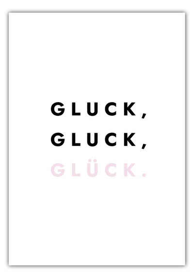 MOTIVISSO Poster Gluck, Gluck, Glück.
