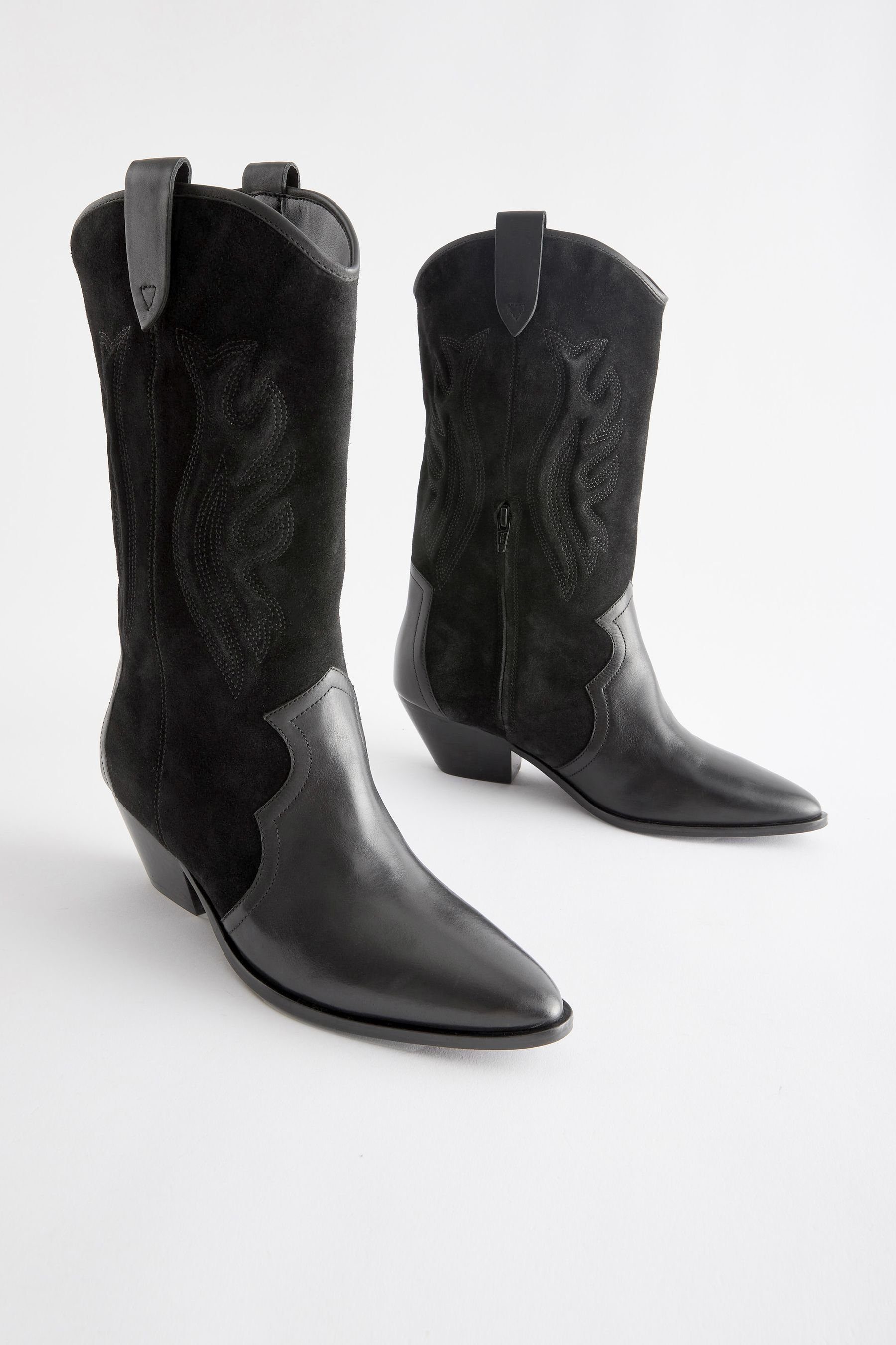 Next Forever Comfort® Western-Wildleder-Stiefeletten Westernstiefel (1-tlg)