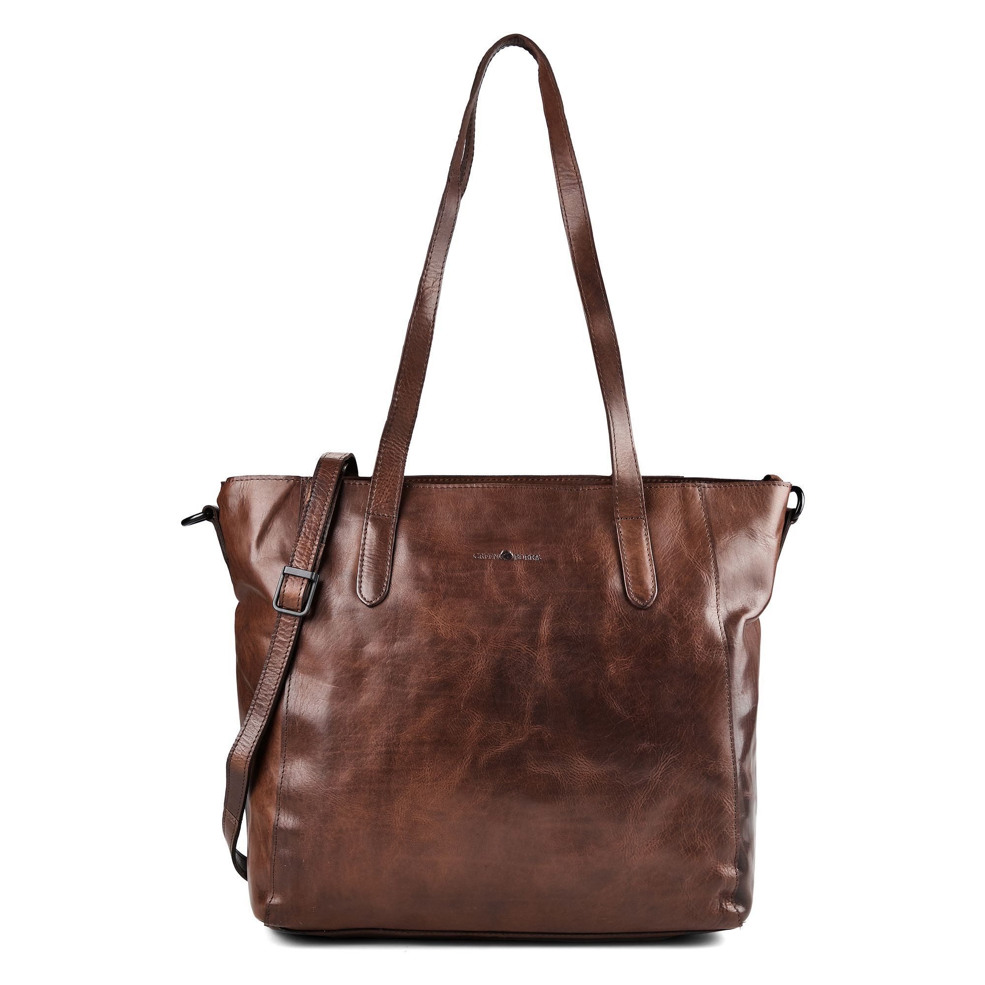 Greenburry Schultertasche Newport, Leder