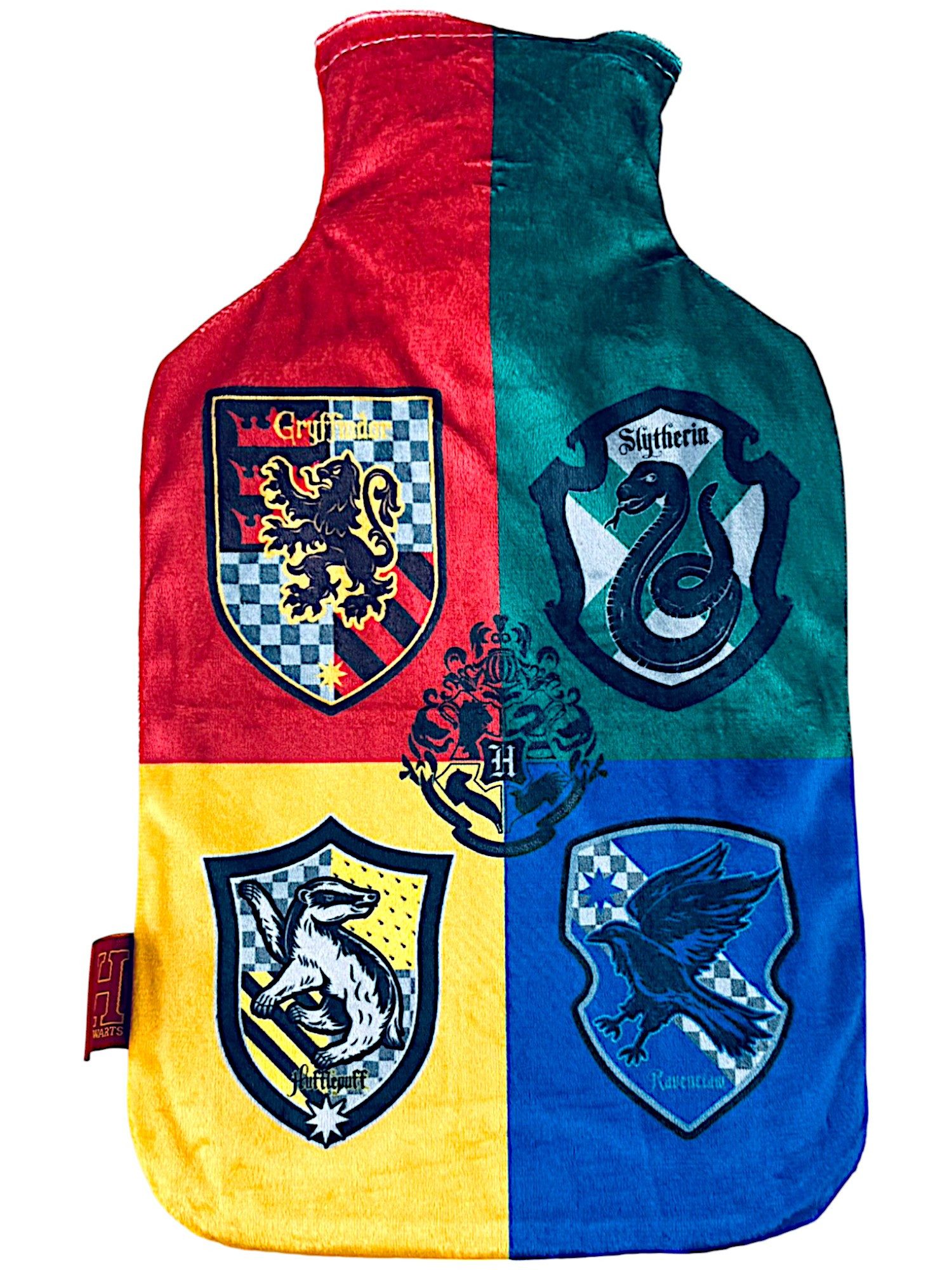Harry Potter Wärmflasche, Kinderwärmflache - Bettwärmer mit weichem Bezug - 1,5 Liter