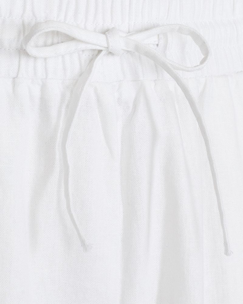 FREEQUENT Leinenhose FQLAVA-PANT Sommerhose aus Leinenmix und mit Kordelzug