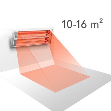 TROTEC Infrarotstrahler IR 2400, 2 Heizstufen, bis zu 2.400 Watt Heizleistung, 2400 W