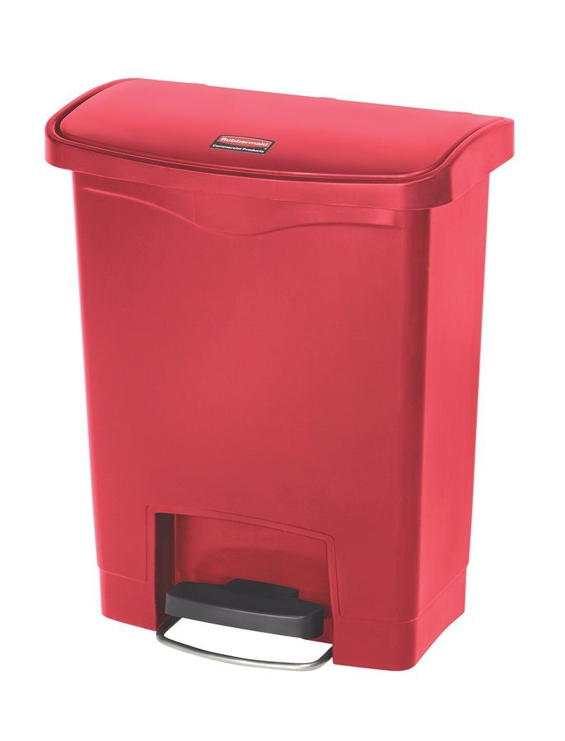 Rubbermaid Mülltrennsystem Rubbermaid Slim Jim® 30 Kunststoff Step-On-Tretabfallbehälter, l