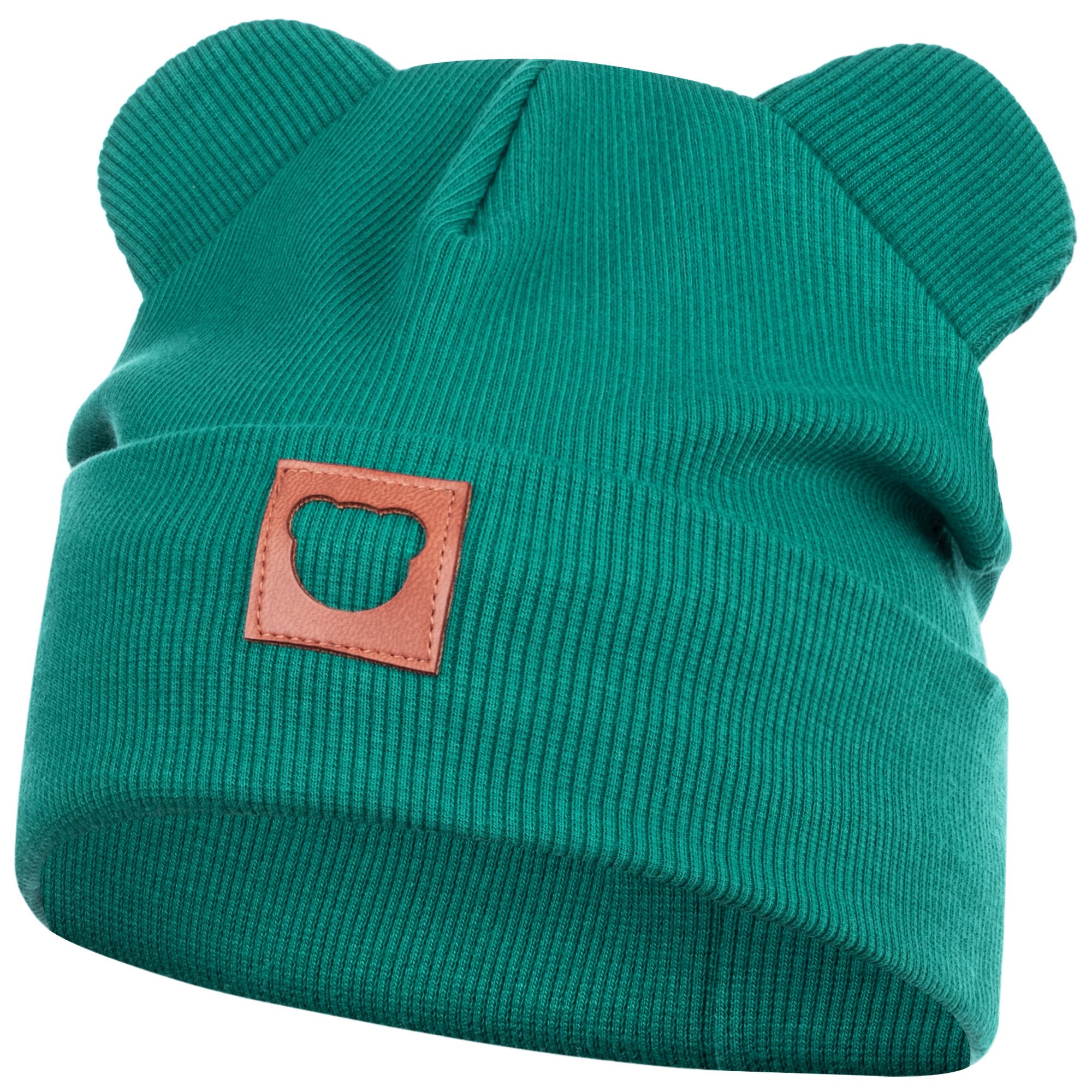 Smarilla Jerseymütze Übergangsmütze Baumwollmütze Beanie Bärenohren