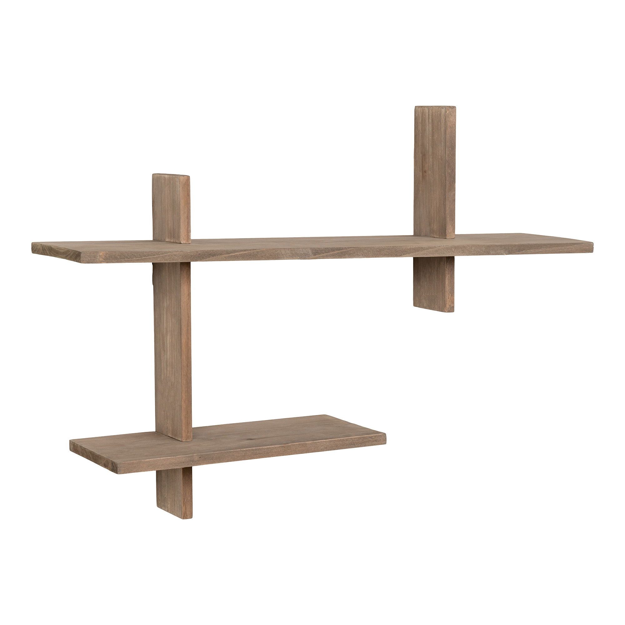 tinkaro Standregal Ovada Wandregal Kiefernholz 60 x 15 x 44 cm Natur, 1-tlg.