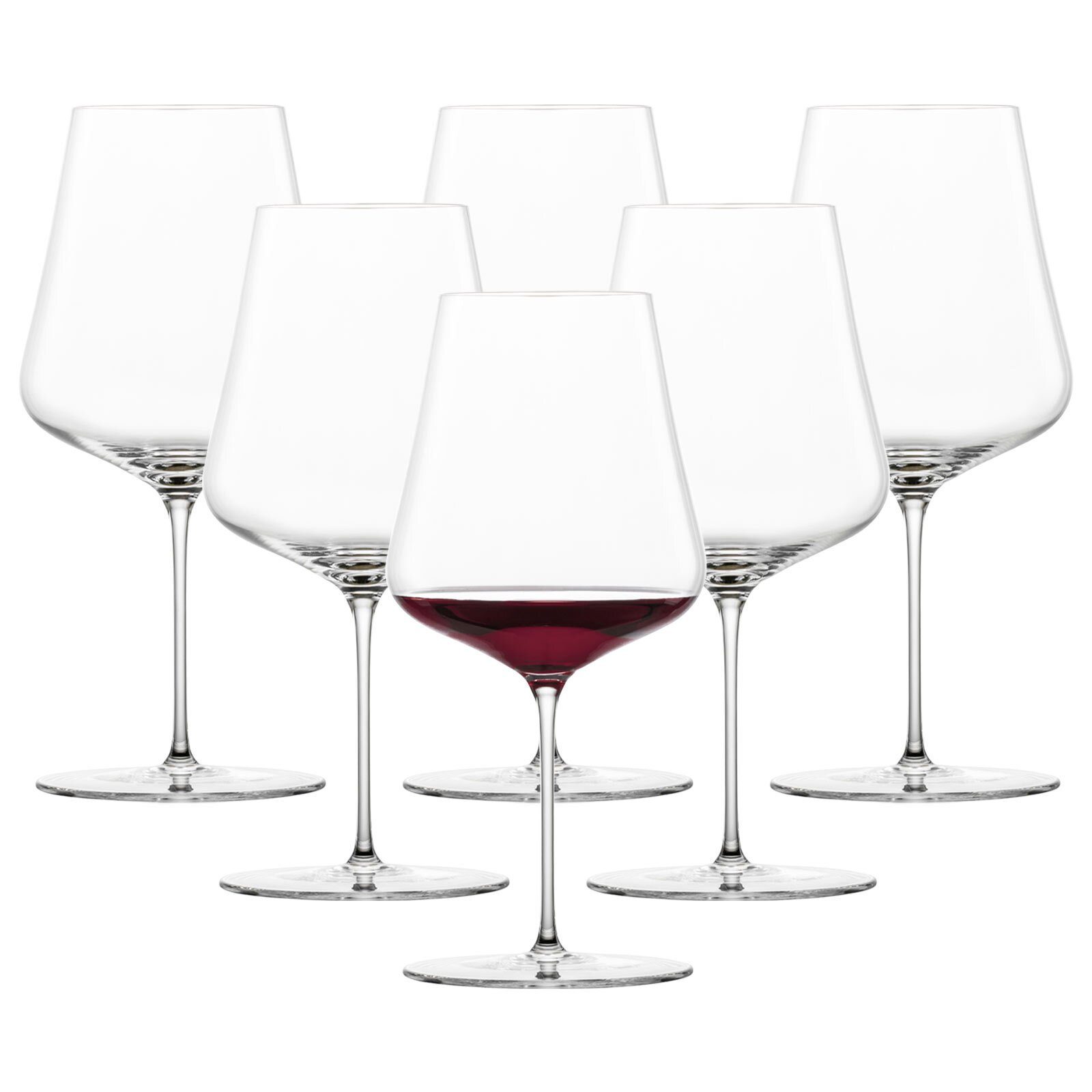 Zwiesel Glas Rotweinglas Duo Burgunder Rotweingläser 739 ml 6er Set, Glas